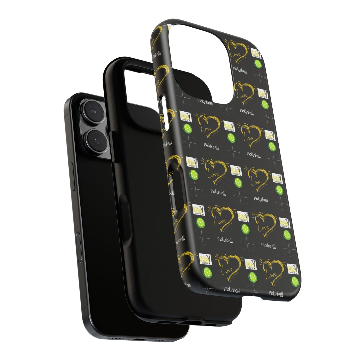 Pickleball Love Tough iPhone Case - Fun & Durable Sport Accessory