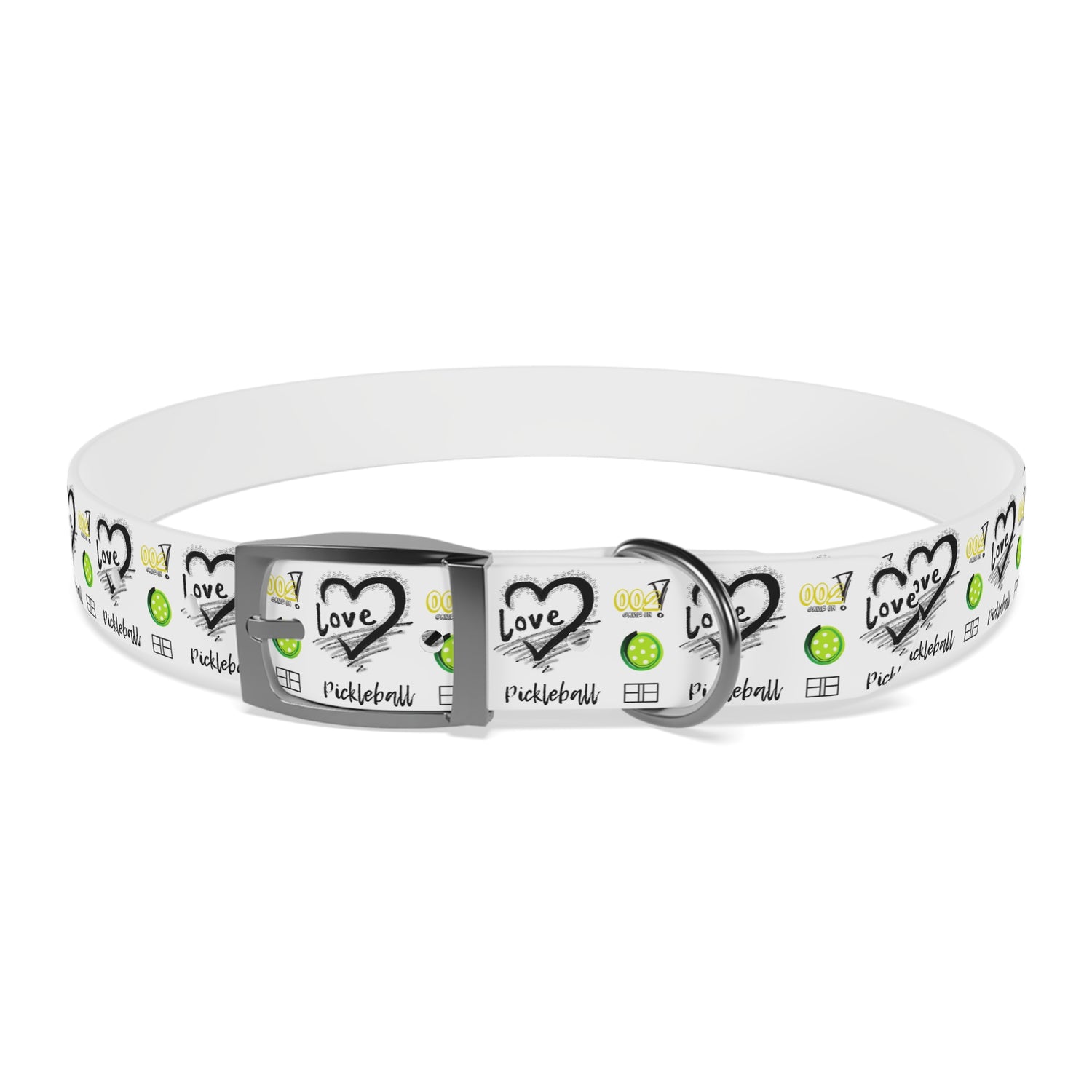 Dog Collar - Pickleball Love Unique Stand Out Design - Perfect for Pet Owners