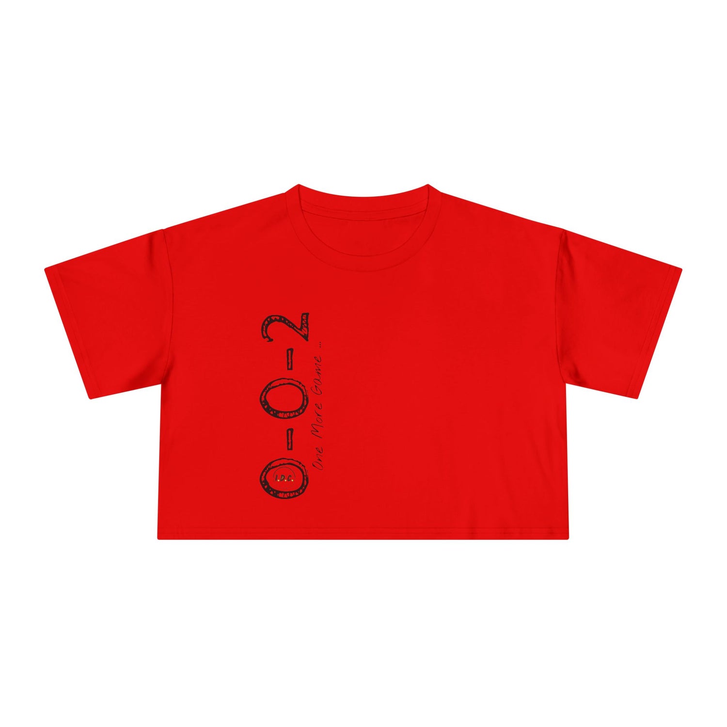 002 Pickleball Women's Crop Tee - Just One More Game