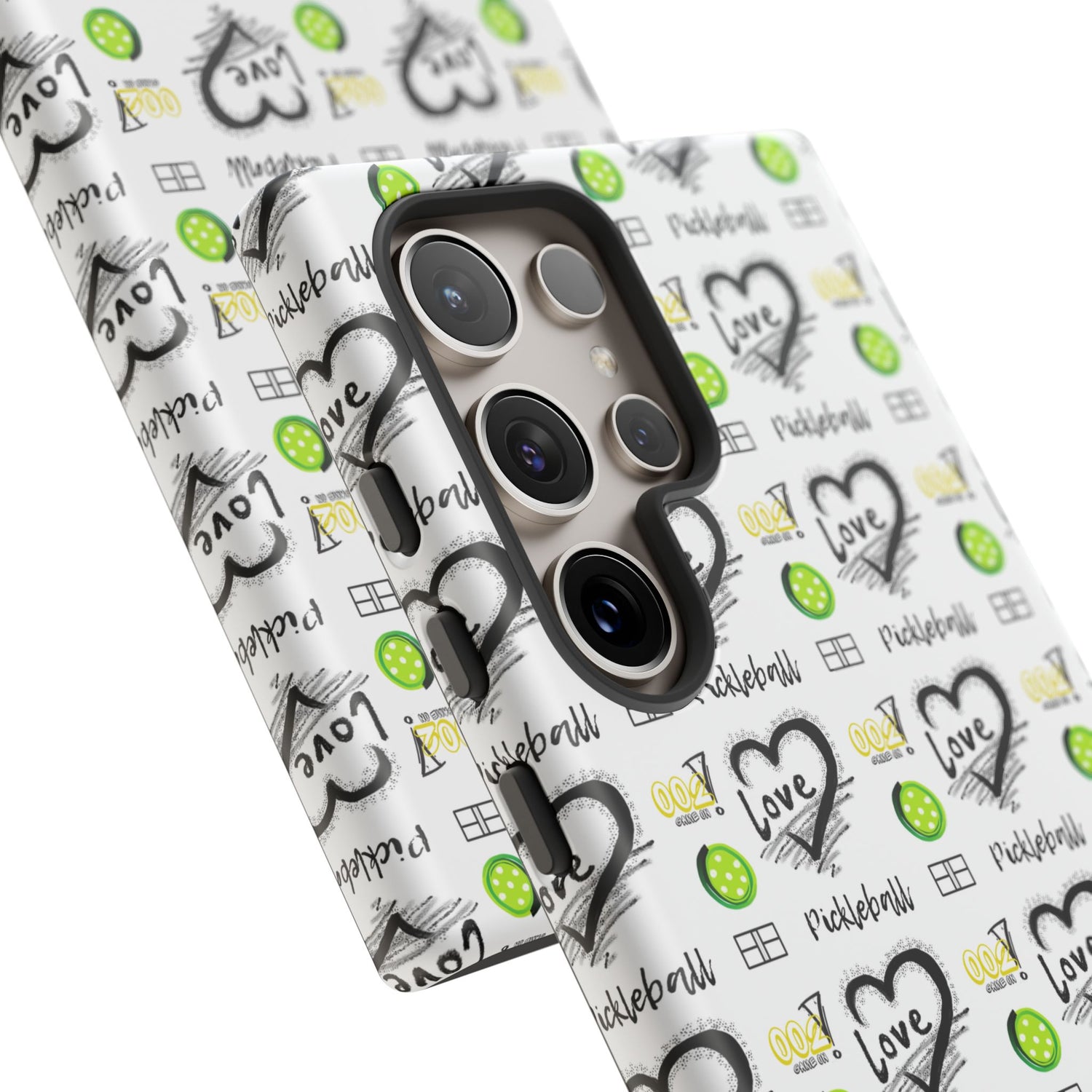 Pickleball Love Tough Android Samsung Phone Case - Fun & Durable Sport Accessory