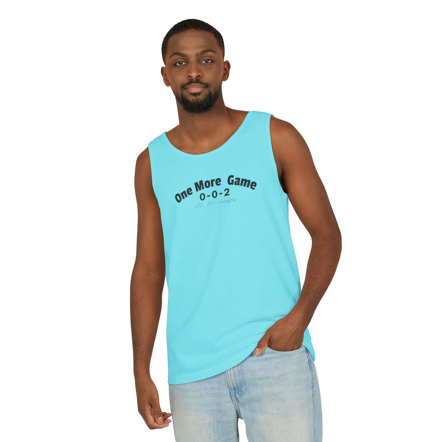 Unisex Pickleball Tank Top - 002 One More Game Design