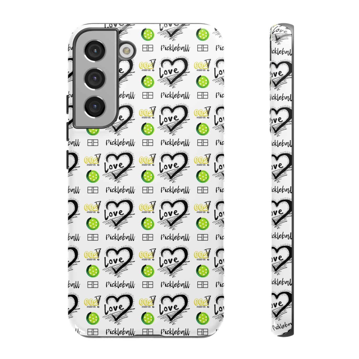 Pickleball Love Tough Android Samsung Phone Case - Fun & Durable Sport Accessory