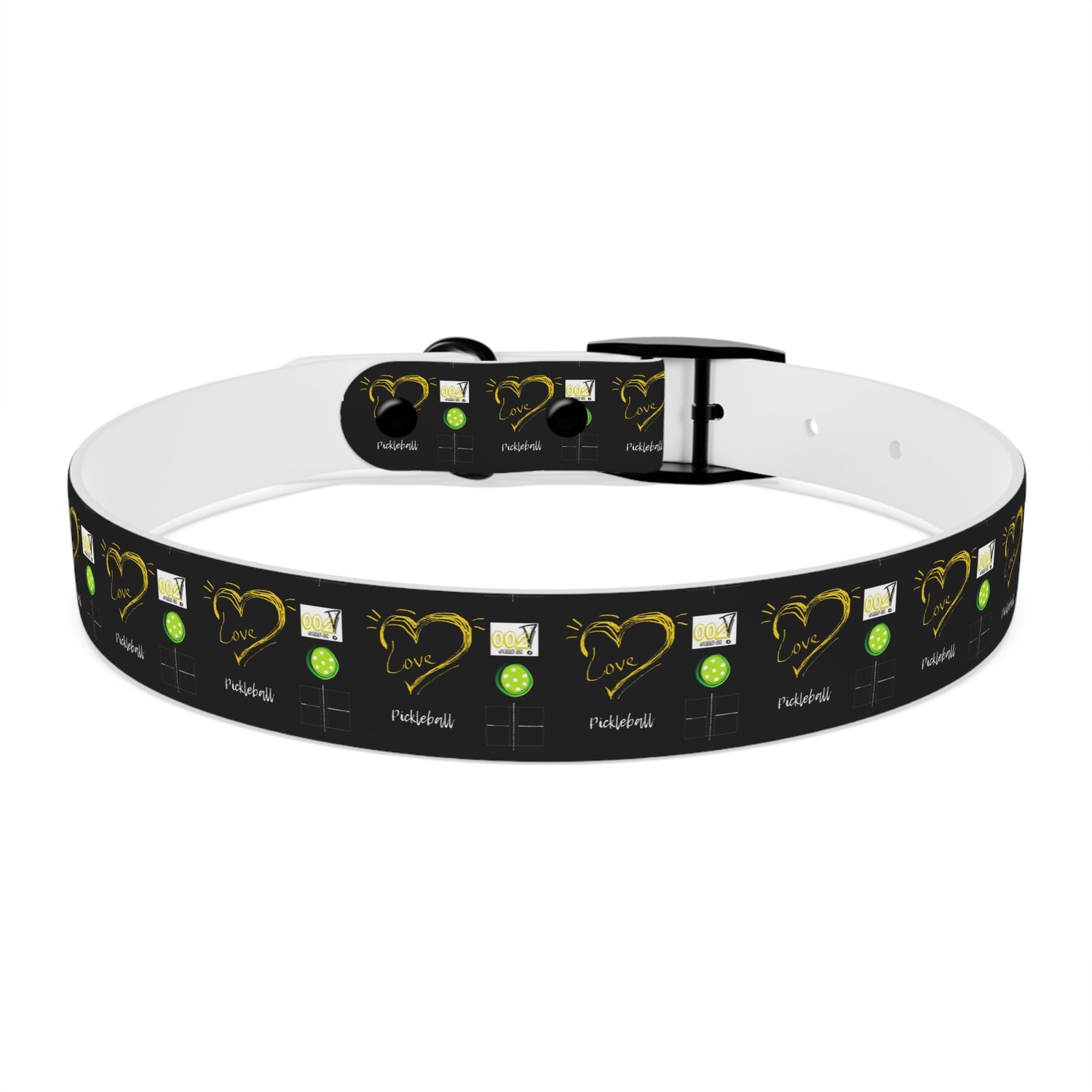 Dog Collar - Pickleball Love Unique Stand Out Design - Perfect for Pet Owners