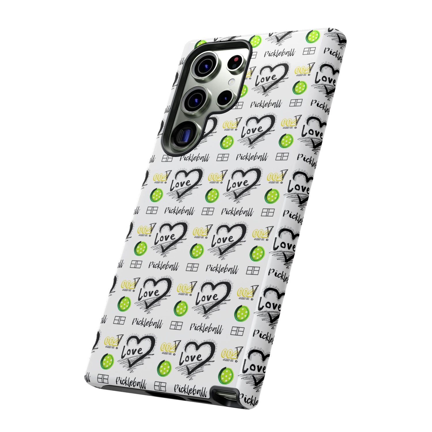 Pickleball Love Tough Android Samsung Phone Case - Fun & Durable Sport Accessory