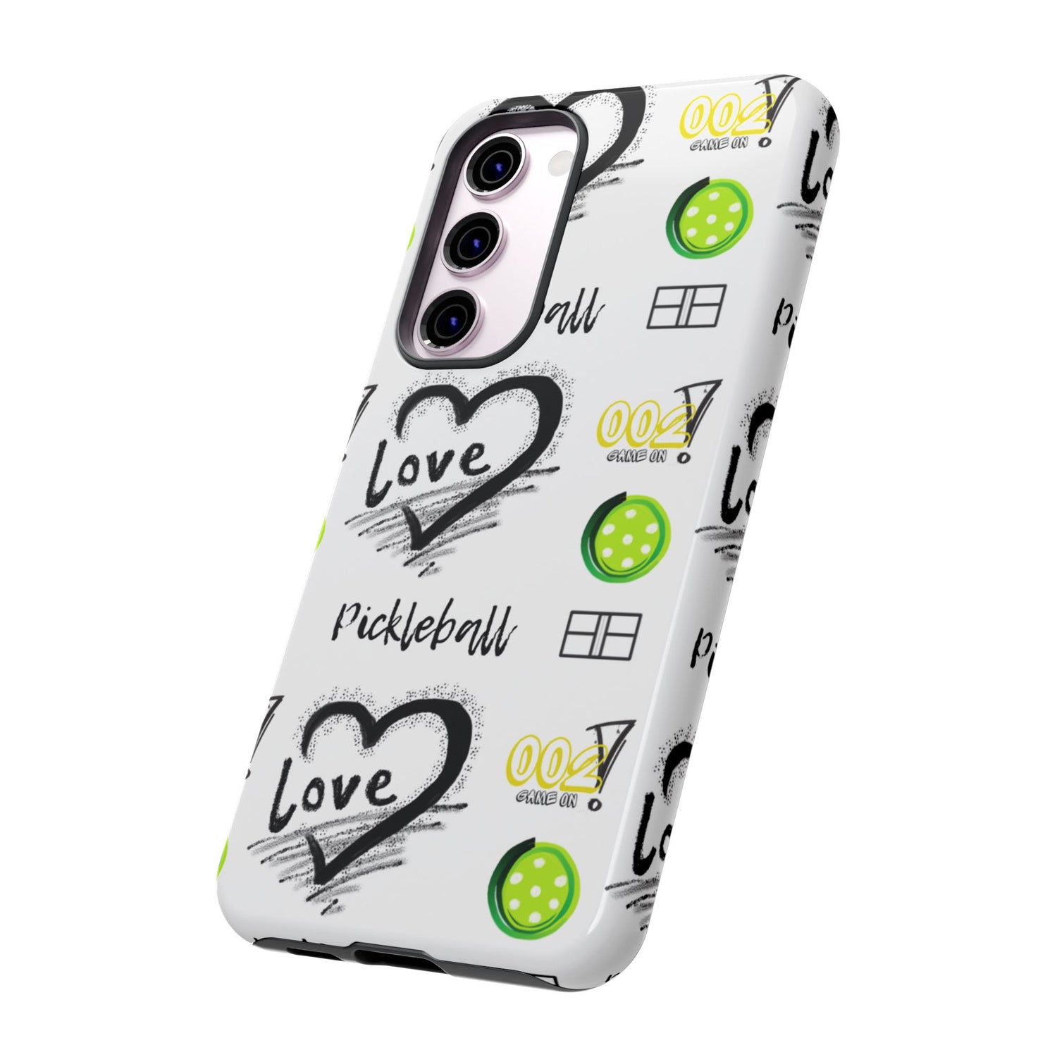 Pickleball Love Tough Android Samsung Phone Case - Fun & Durable Sport Accessory