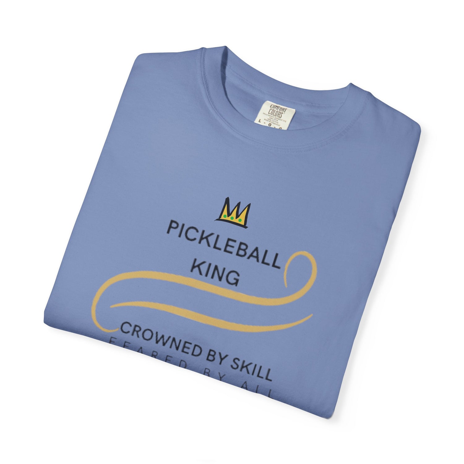 King of the Court Pickleball T-Shirt Apparel - Casual Graphic Tee for Men - Sports Lovers