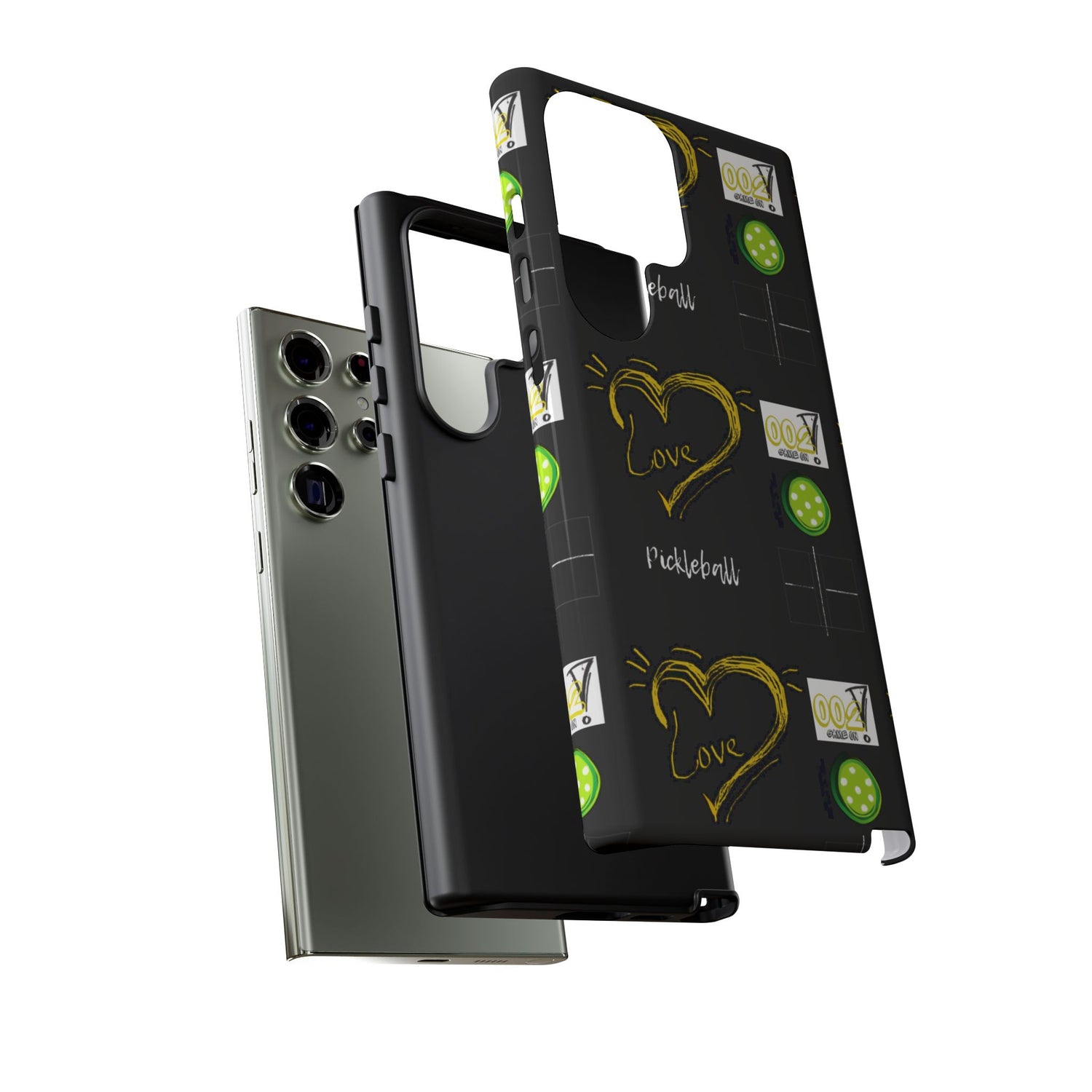 Pickleball Love Tough Android Samsung Phone Case - Fun & Durable Sport Accessory
