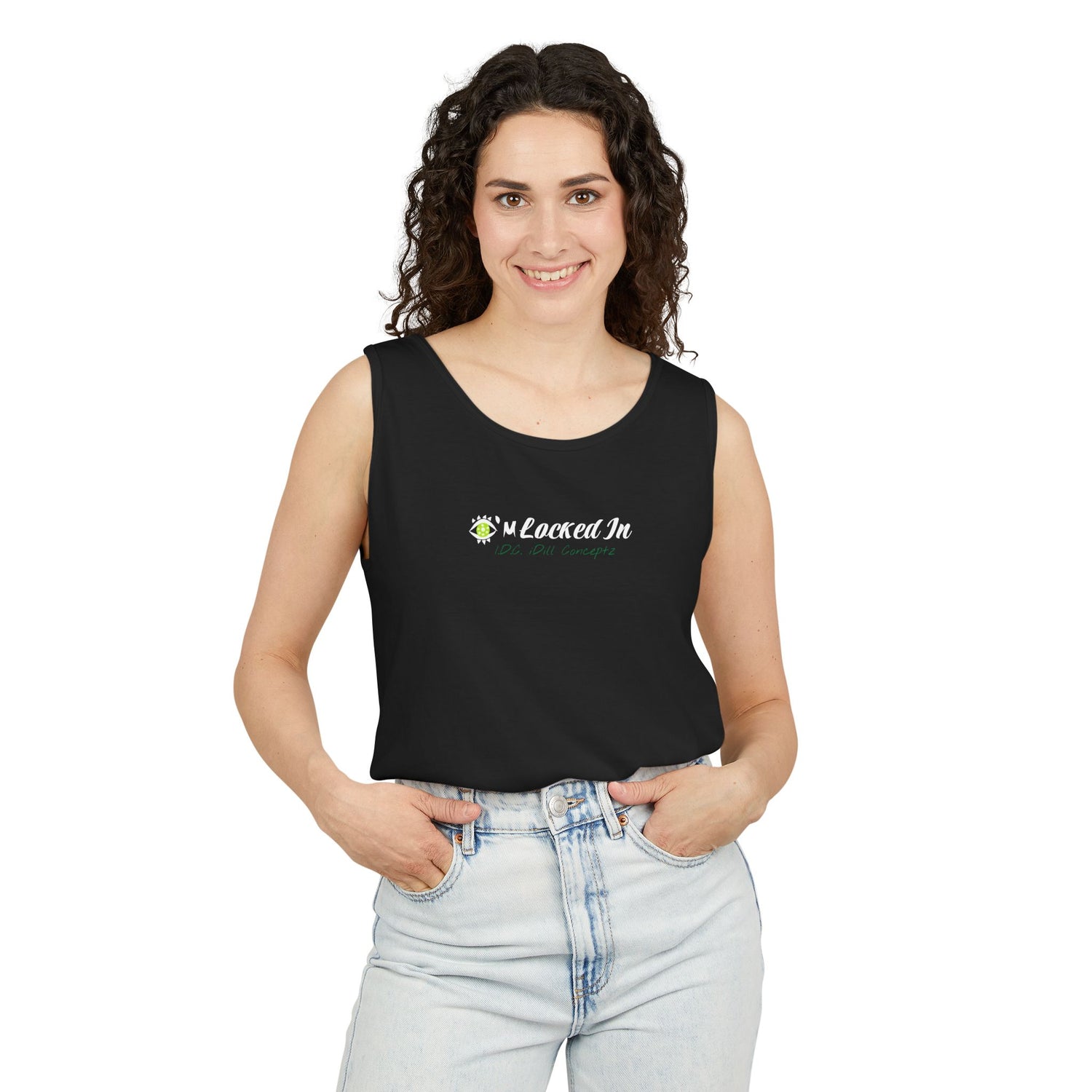 Unisex Muscle Tank Top - Pickleball I'm Locked In Design