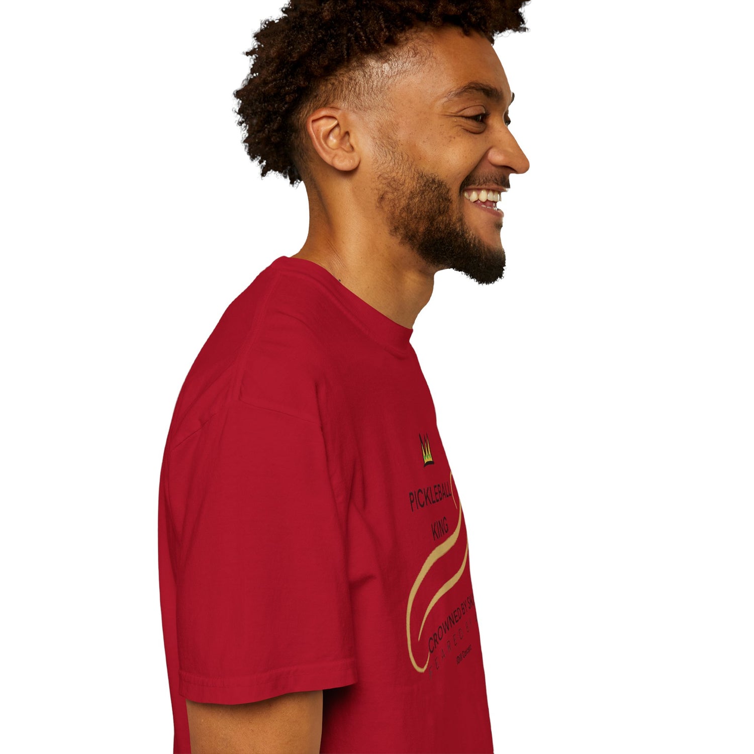 King of the Court Pickleball T-Shirt Apparel - Casual Graphic Tee for Men - Sports Lovers