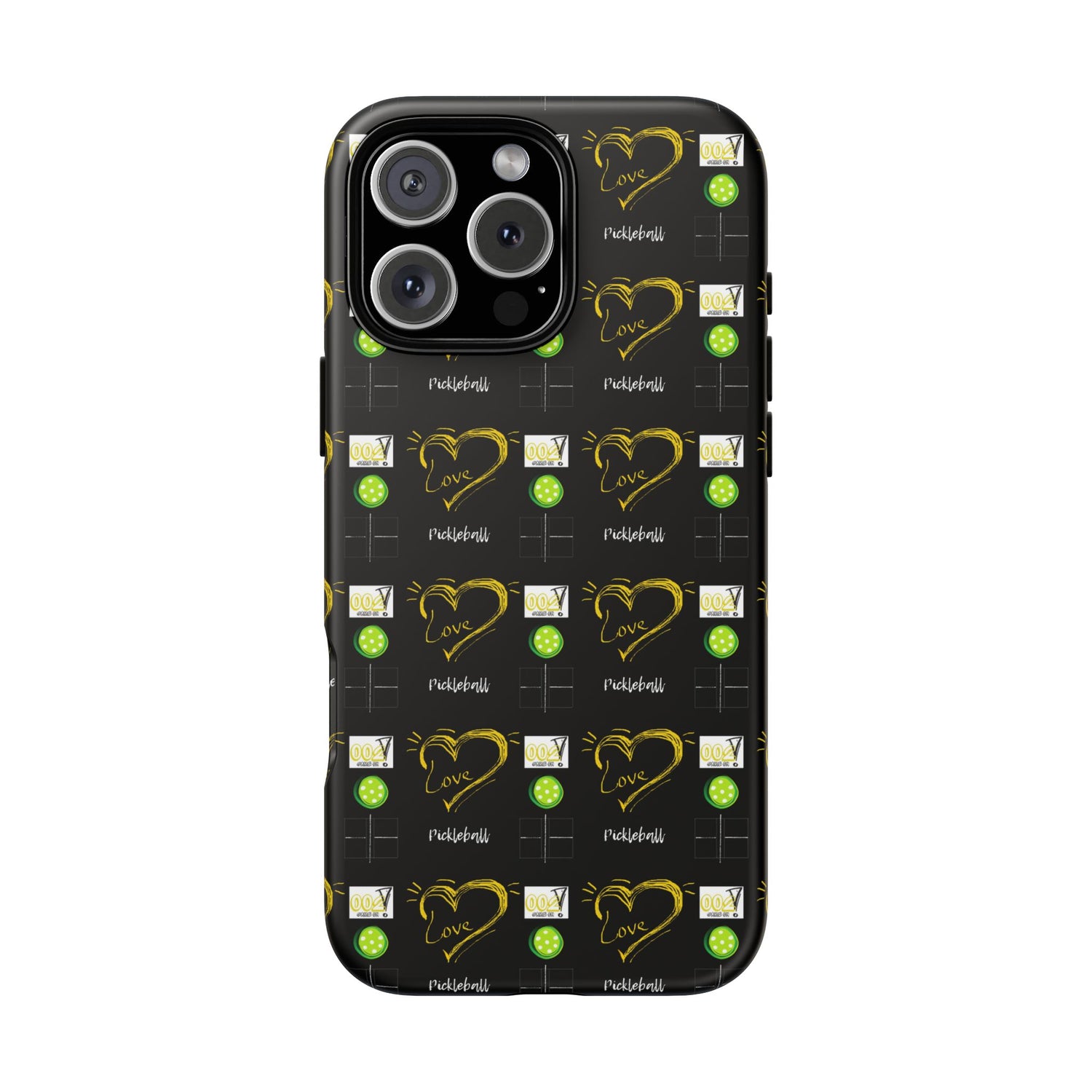 Pickleball Love Tough iPhone Case - Fun & Durable Sport Accessory