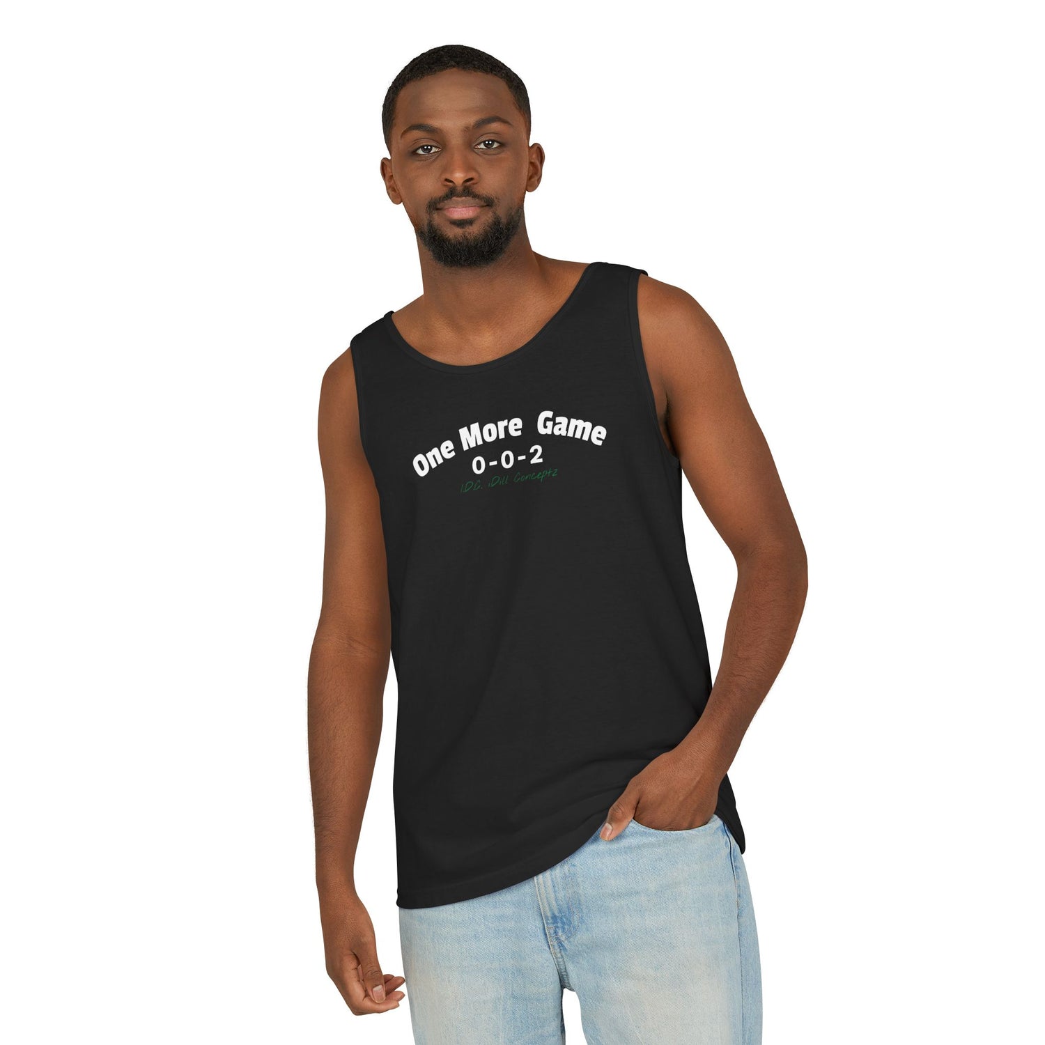 Unisex Pickleball Tank Top - 002 One More Game Design