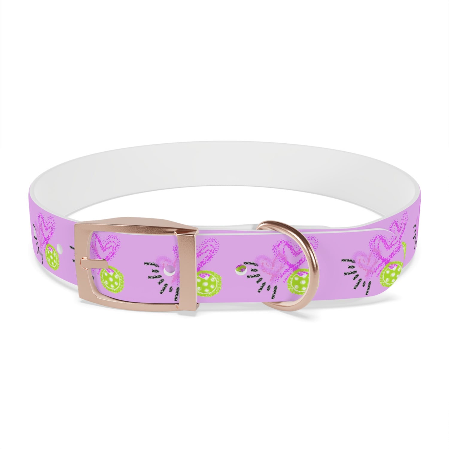 Dog Collar - Pickleball Love Unique Stand Out Design - Perfect for Pet Owners