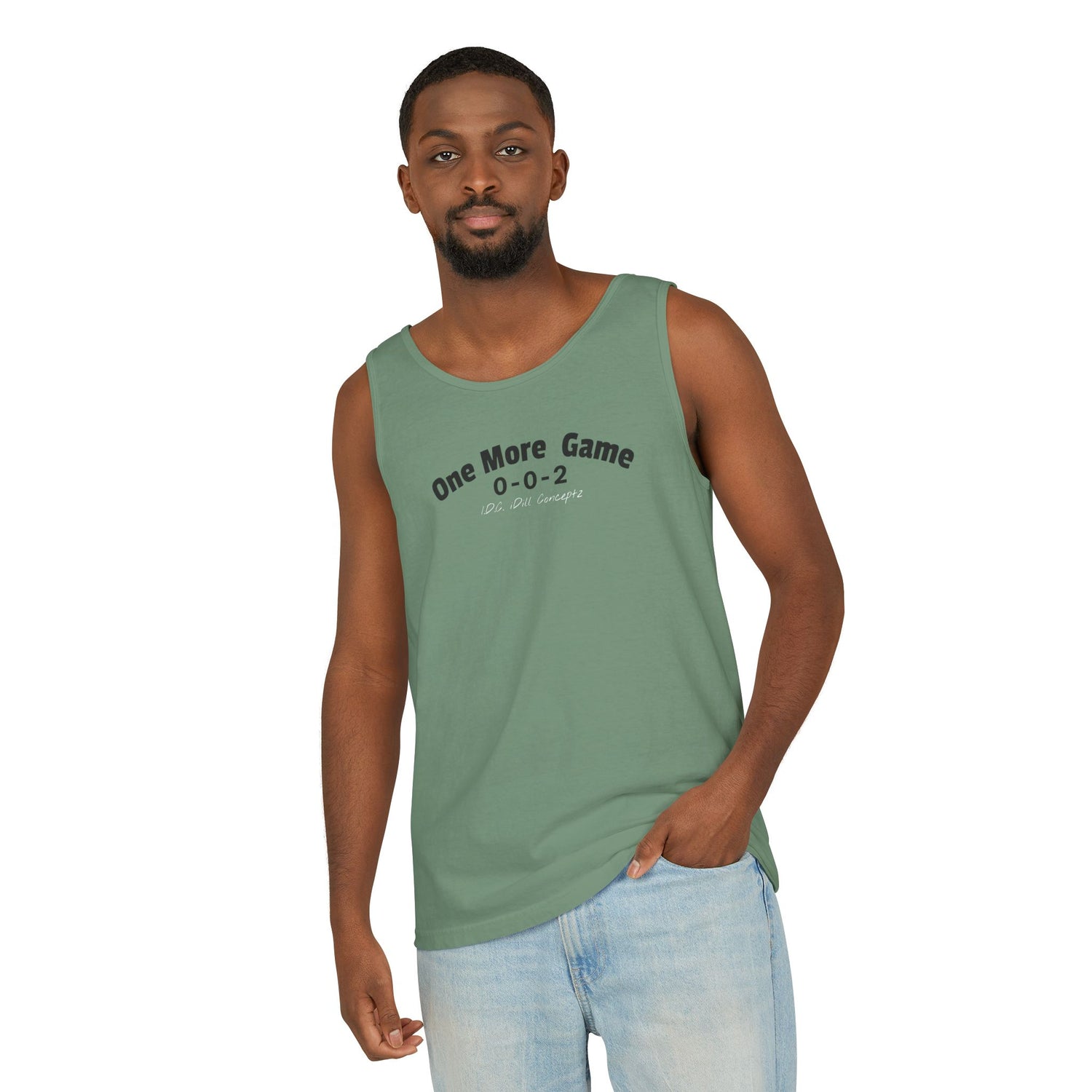 Unisex Pickleball Tank Top - 002 One More Game Design