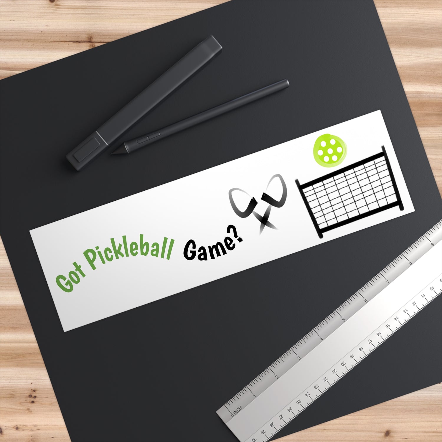 Pickleball Bumper Sticker - 'Got Pickleball Game?' Design