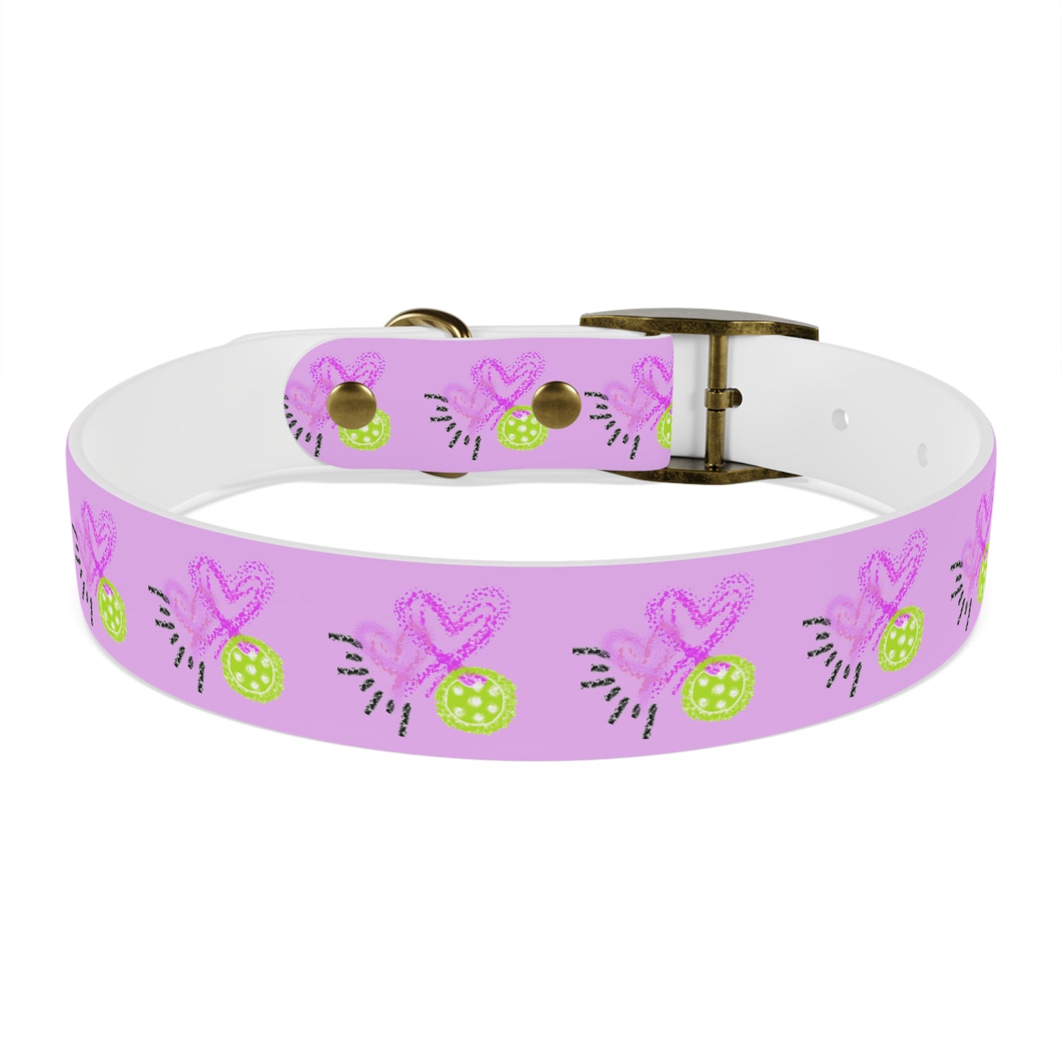 Dog Collar - Pickleball Love Unique Stand Out Design - Perfect for Pet Owners
