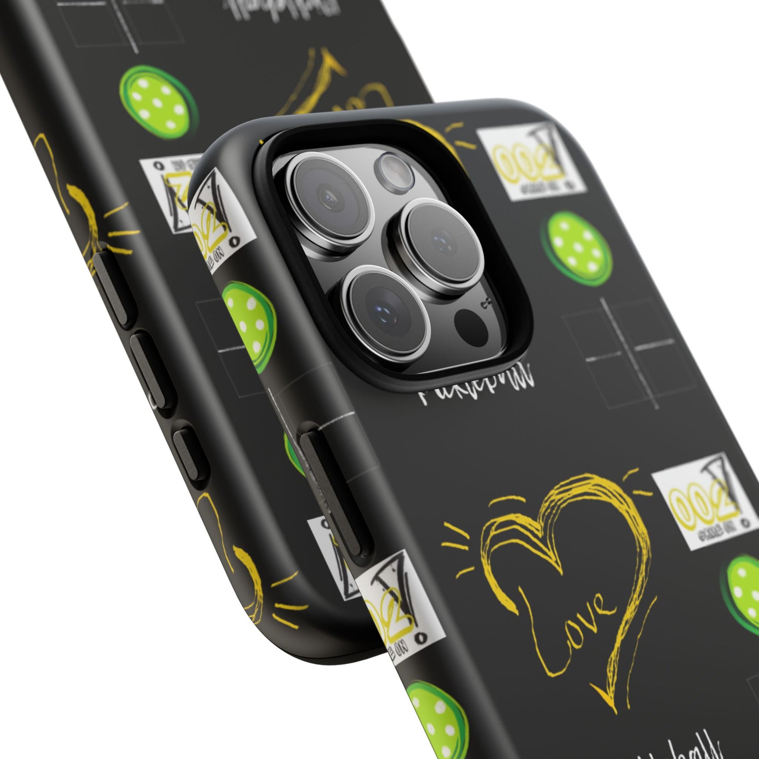 Pickleball Love Tough iPhone Case - Fun & Durable Sport Accessory