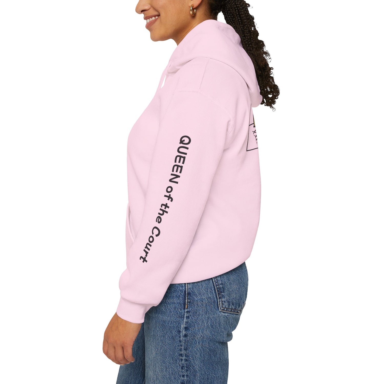 Pickleball Hoodie - Queen of the Court Design - Women's Sweatshirt