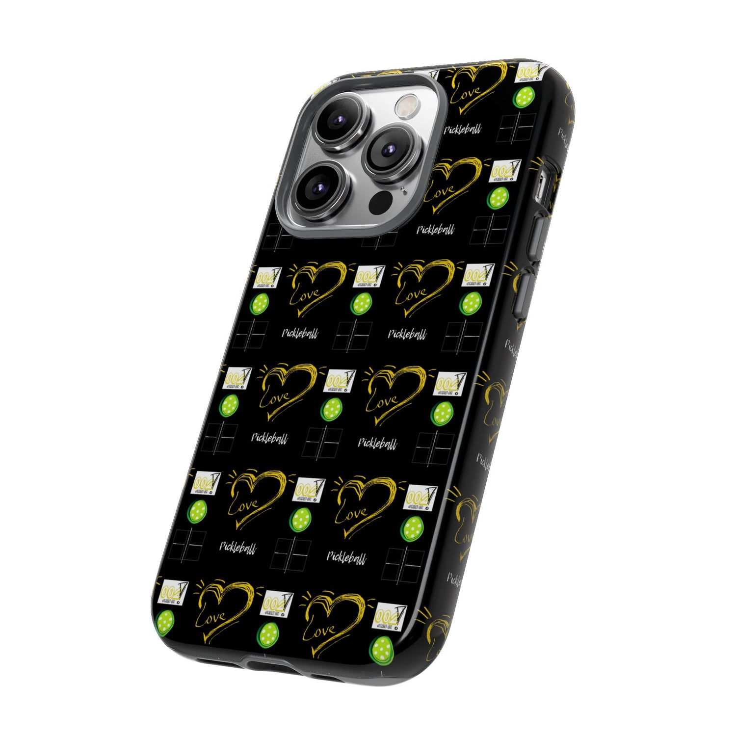 Pickleball Love Tough iPhone Case - Fun & Durable Sport Accessory