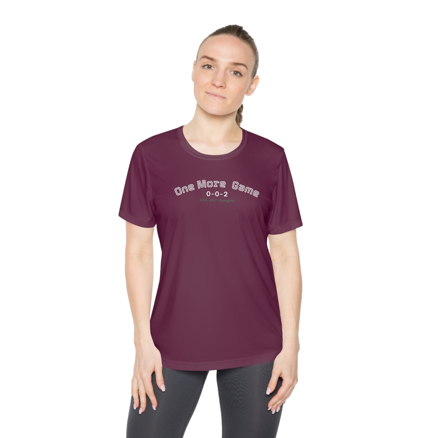 Pickleball Women's Tee - 002 One More Game Design