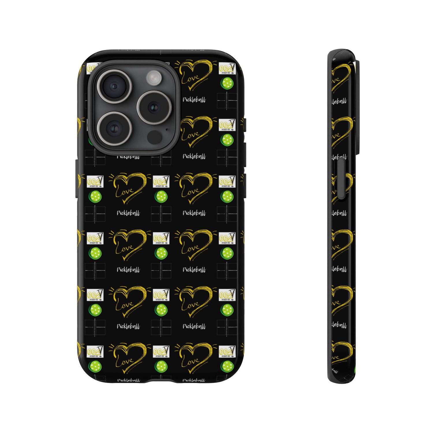Pickleball Love Tough iPhone Case - Fun & Durable Sport Accessory