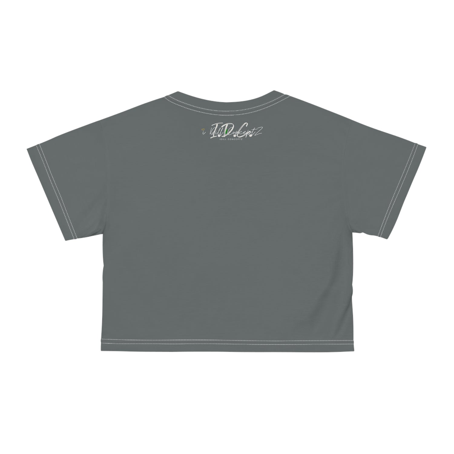 Pickleball Women's Crop Tee - Refined Game & Relentless Spirit Design