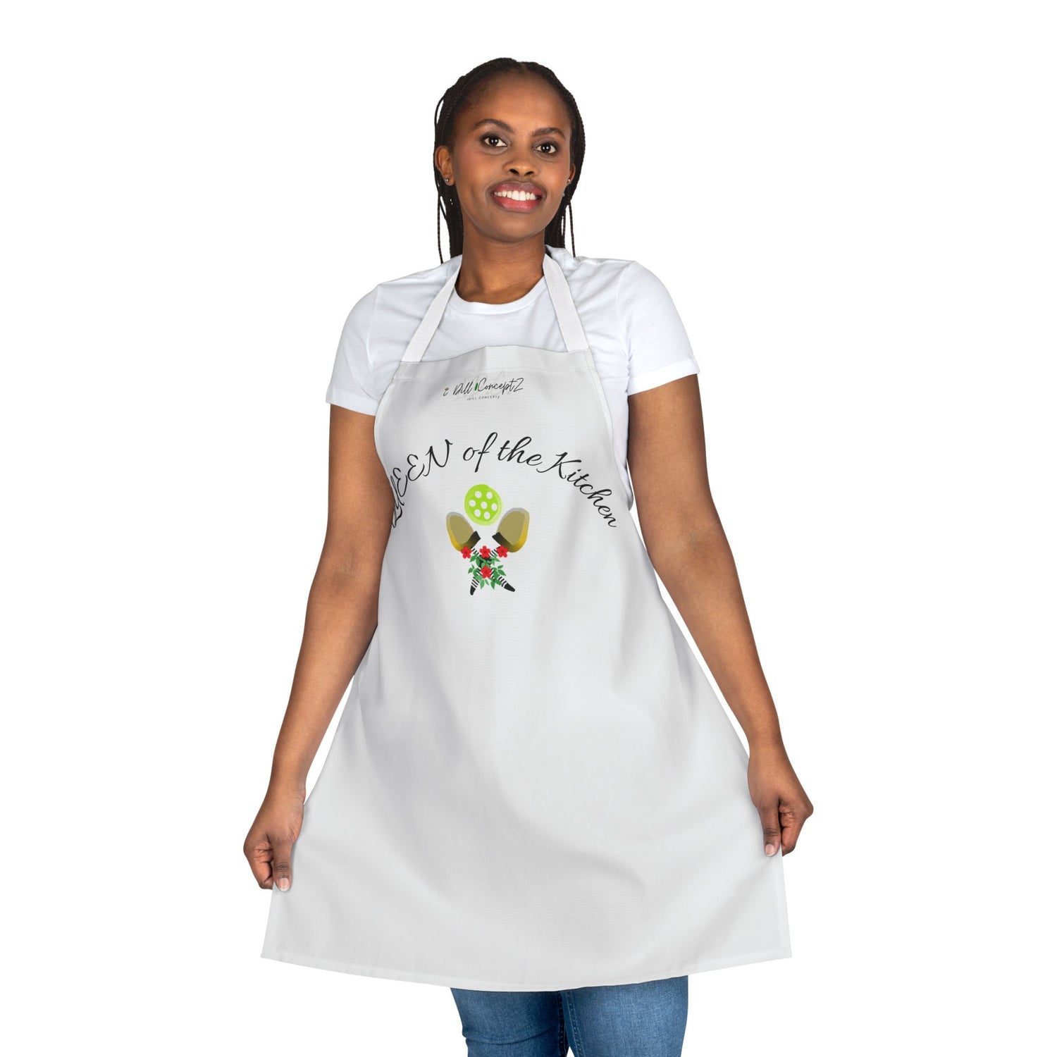 Apron - Pickleball Queen of the Kitchen Design - Gift for Cooking Enthusiast