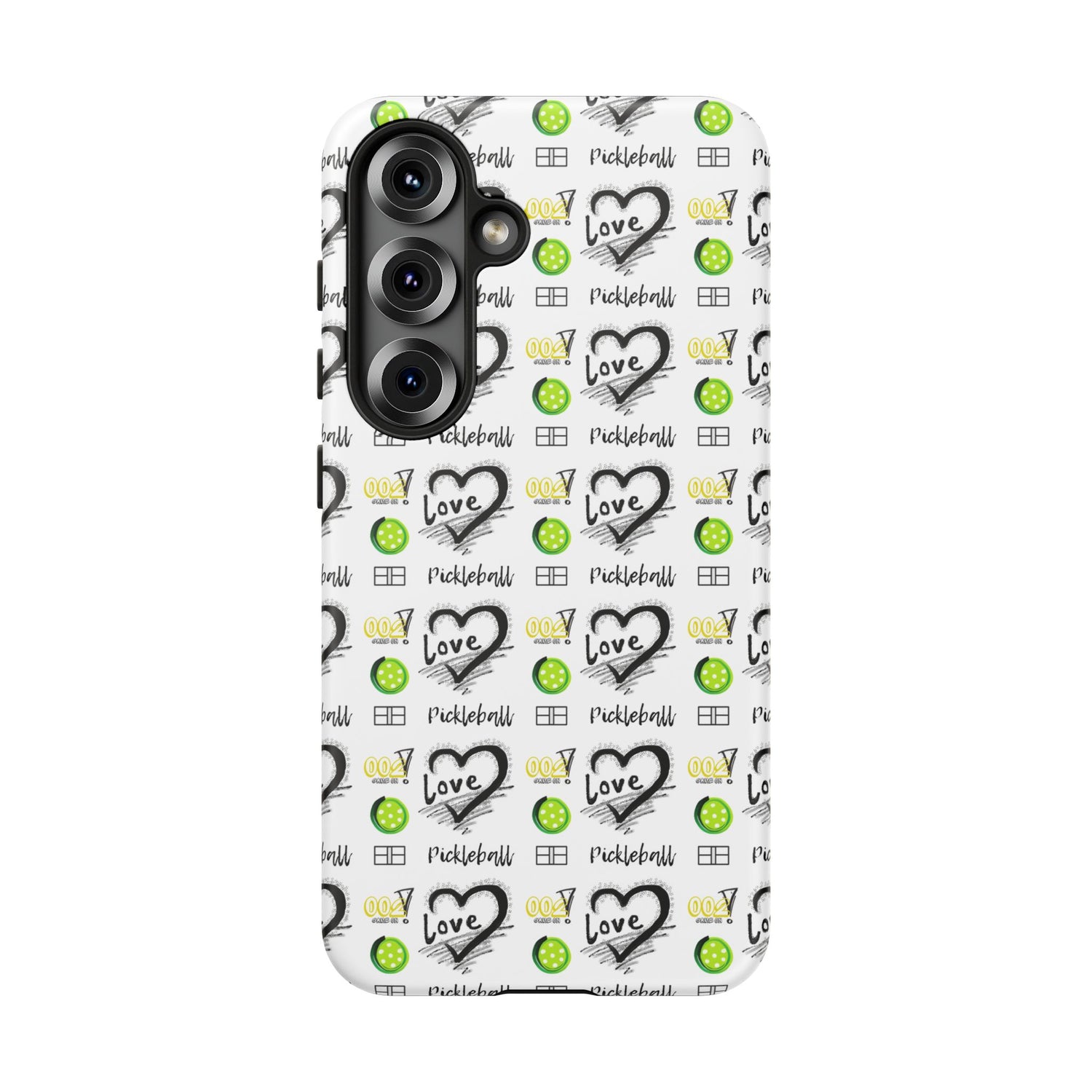 Pickleball Love Tough Android Samsung Phone Case - Fun & Durable Sport Accessory