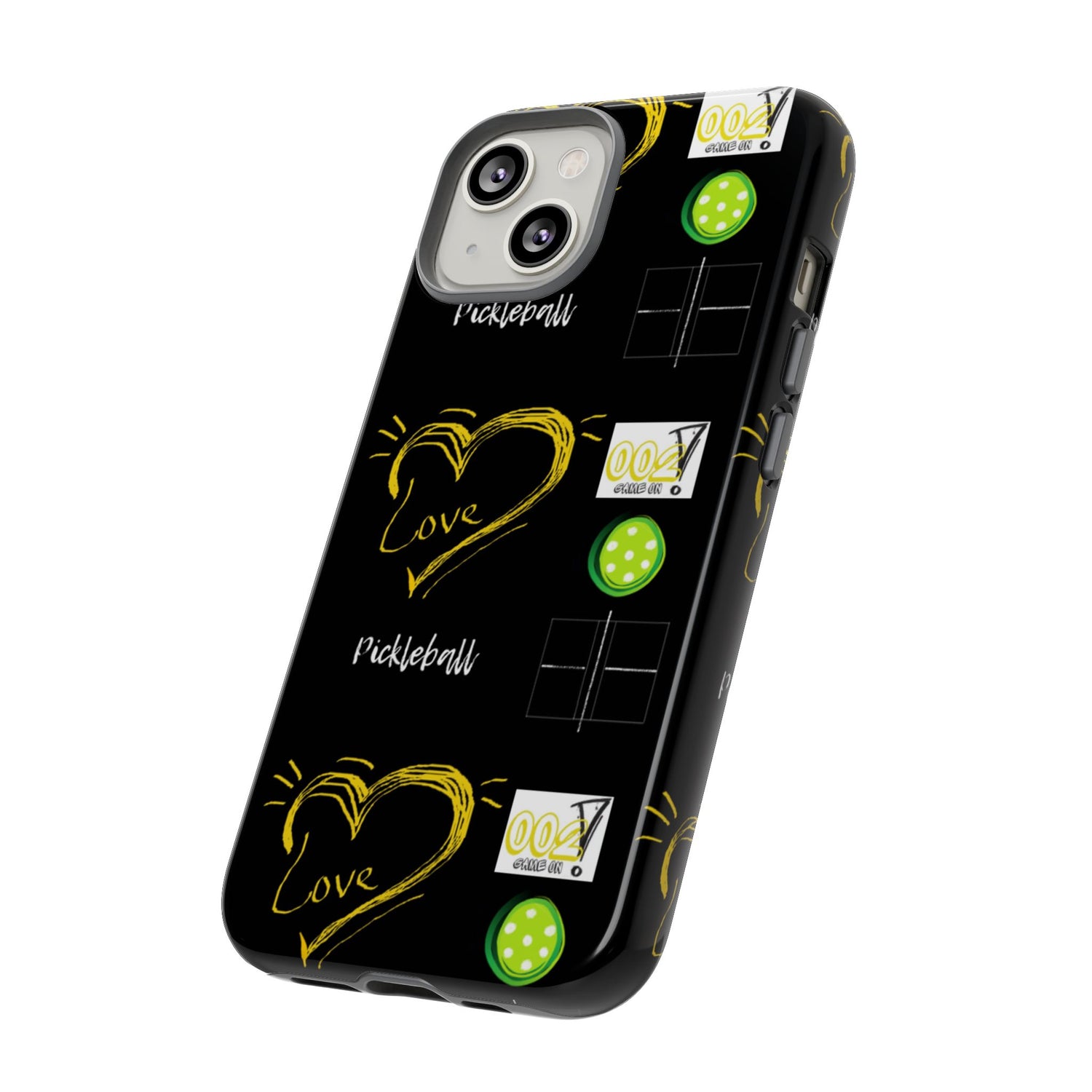 Pickleball Love Tough iPhone Case - Fun & Durable Sport Accessory