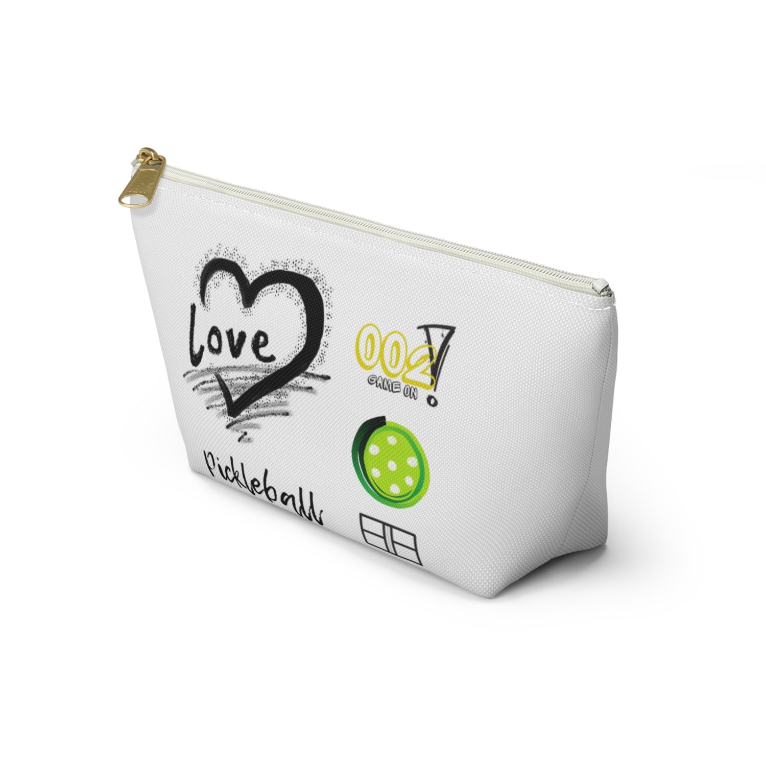 Pickleball Love Accessory Pouch - Perfect Gift for Pickleball Enthusiasts - Game On!