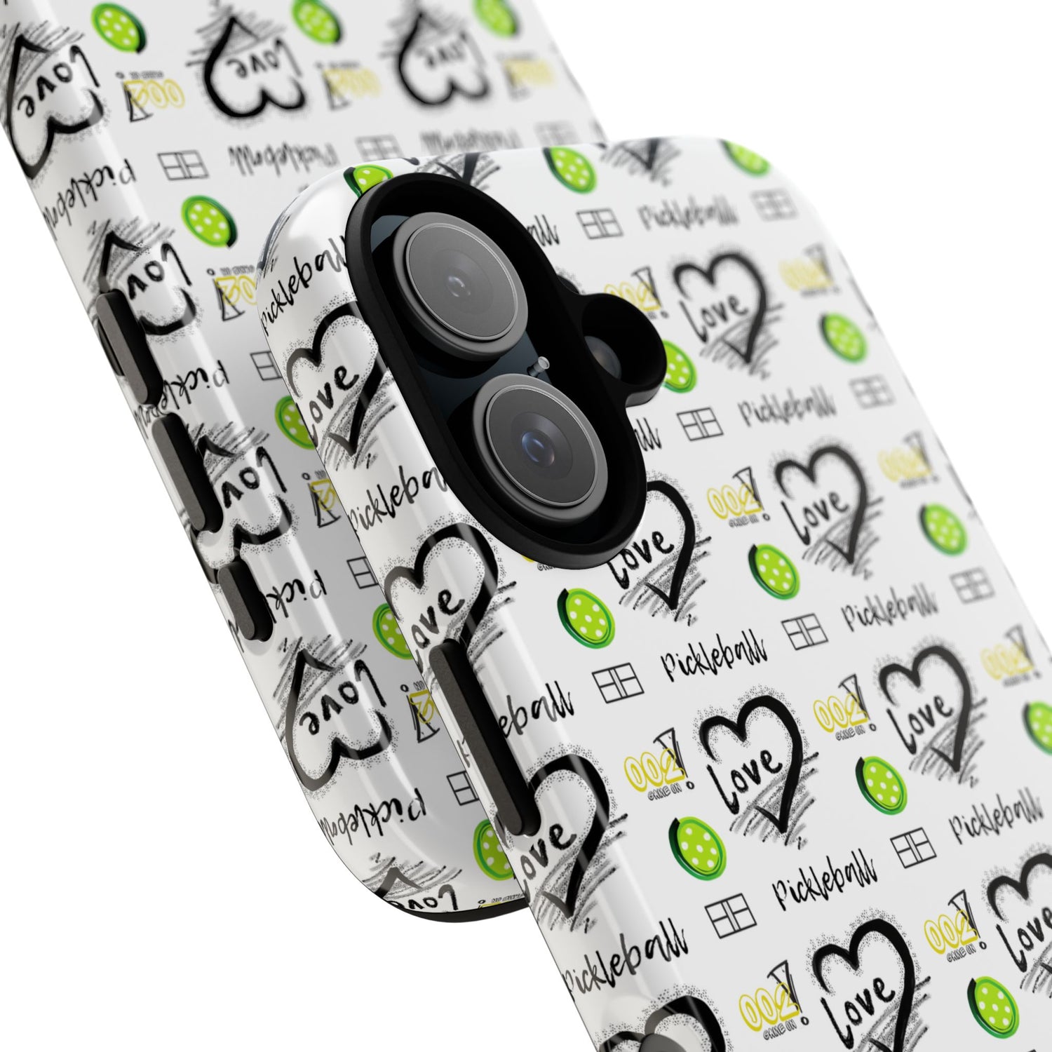 Pickleball Love Tough iPhone Case - Fun & Durable Sport Accessory