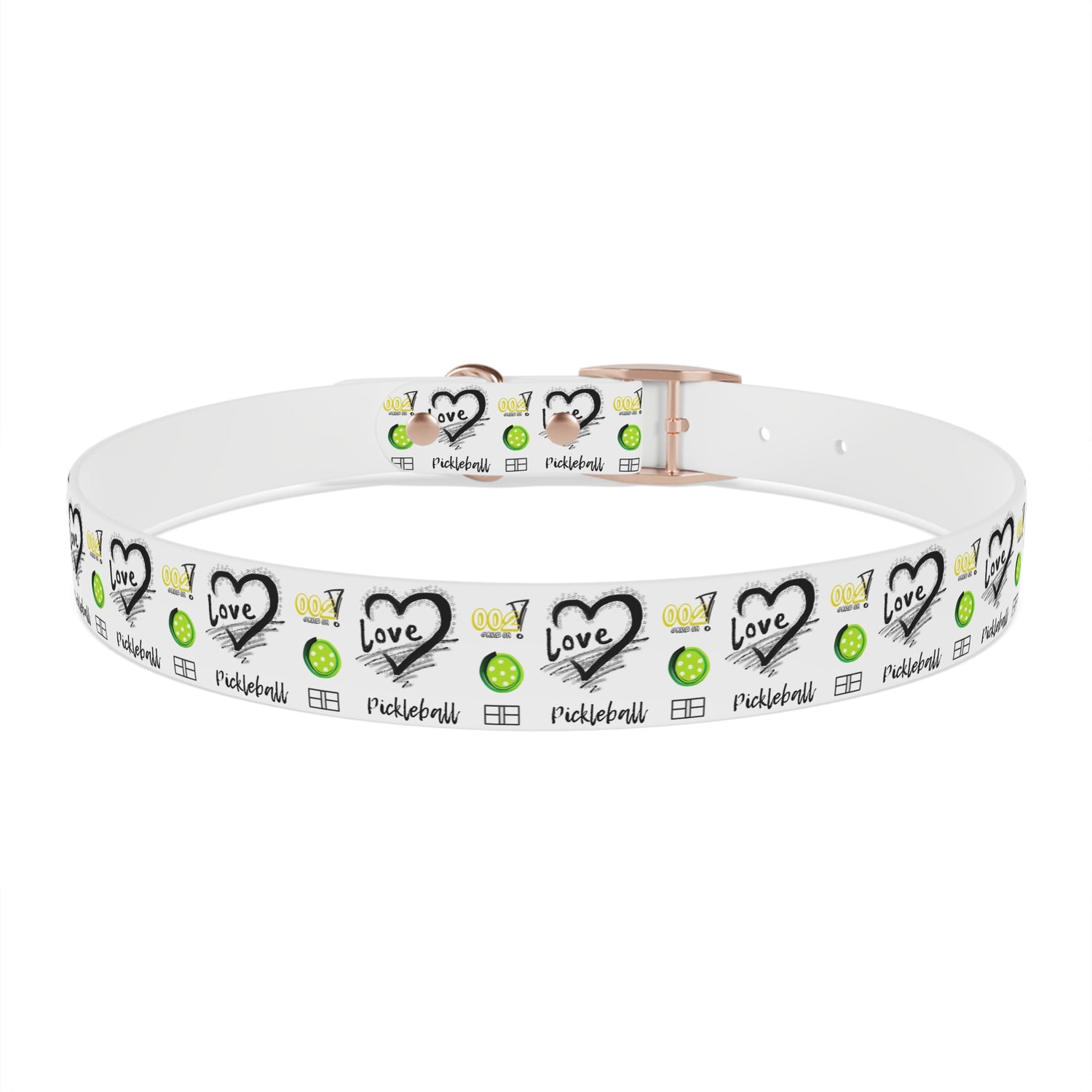 Dog Collar - Pickleball Love Unique Stand Out Design - Perfect for Pet Owners