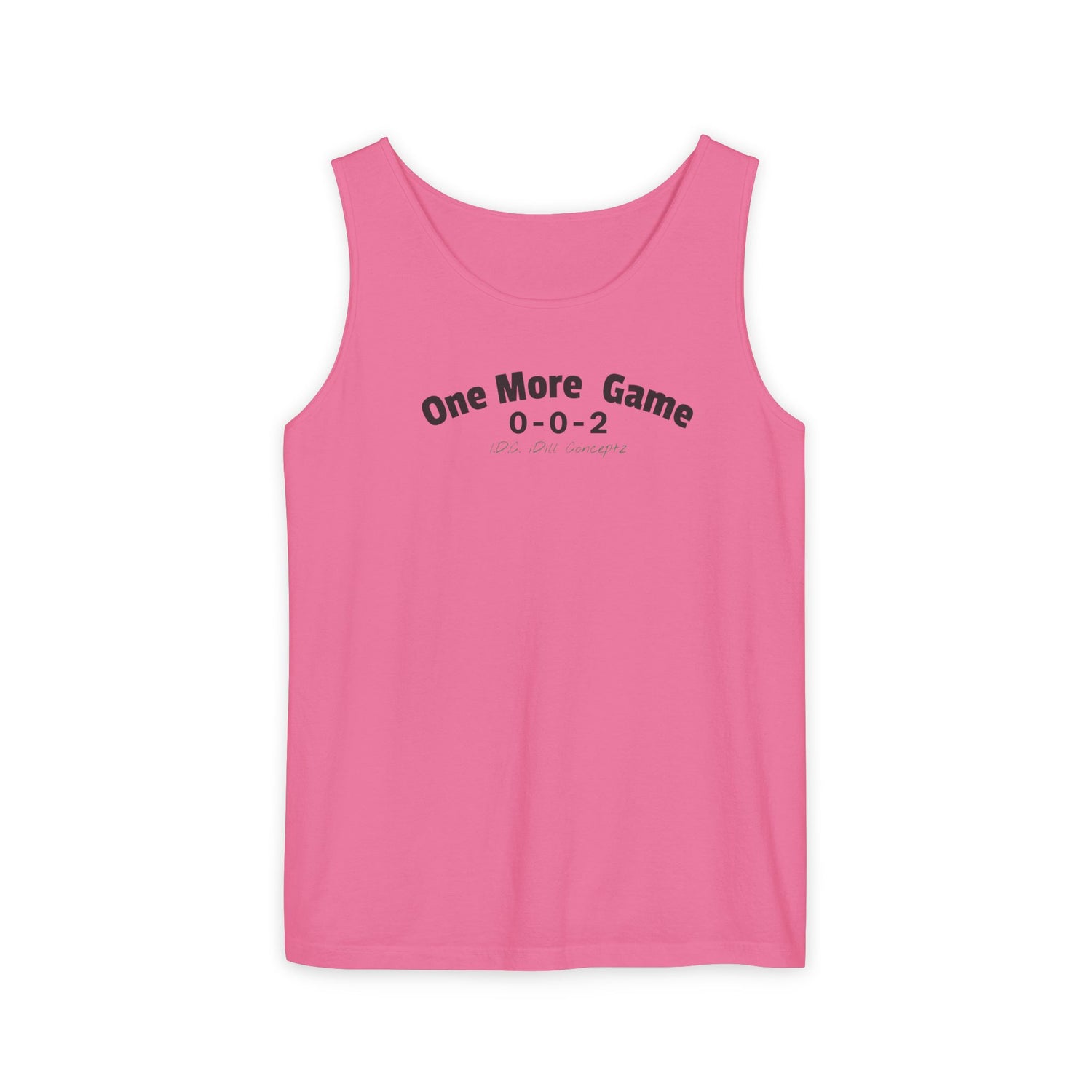 Unisex Pickleball Tank Top - 002 One More Game Design