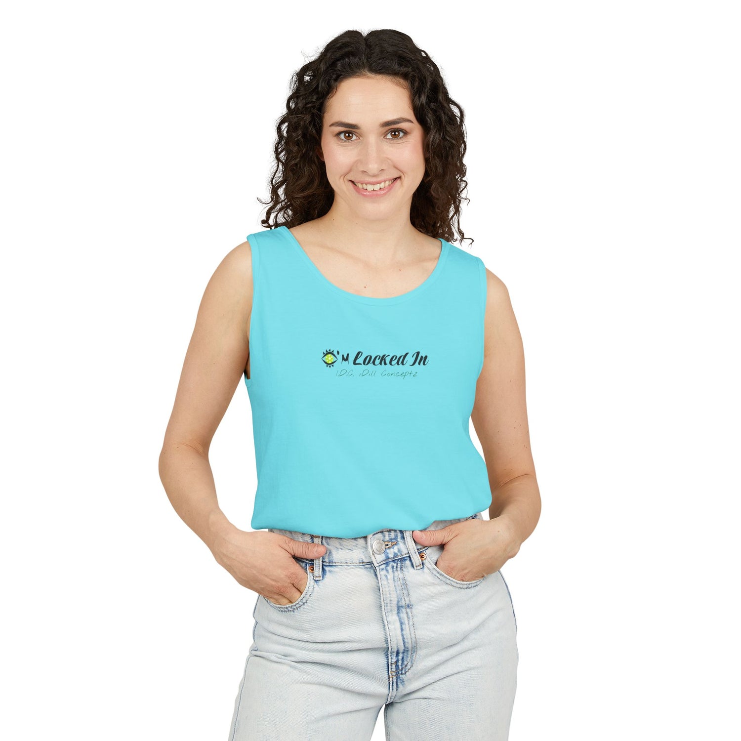 Unisex Muscle Tank Top - Pickleball I'm Locked In Design