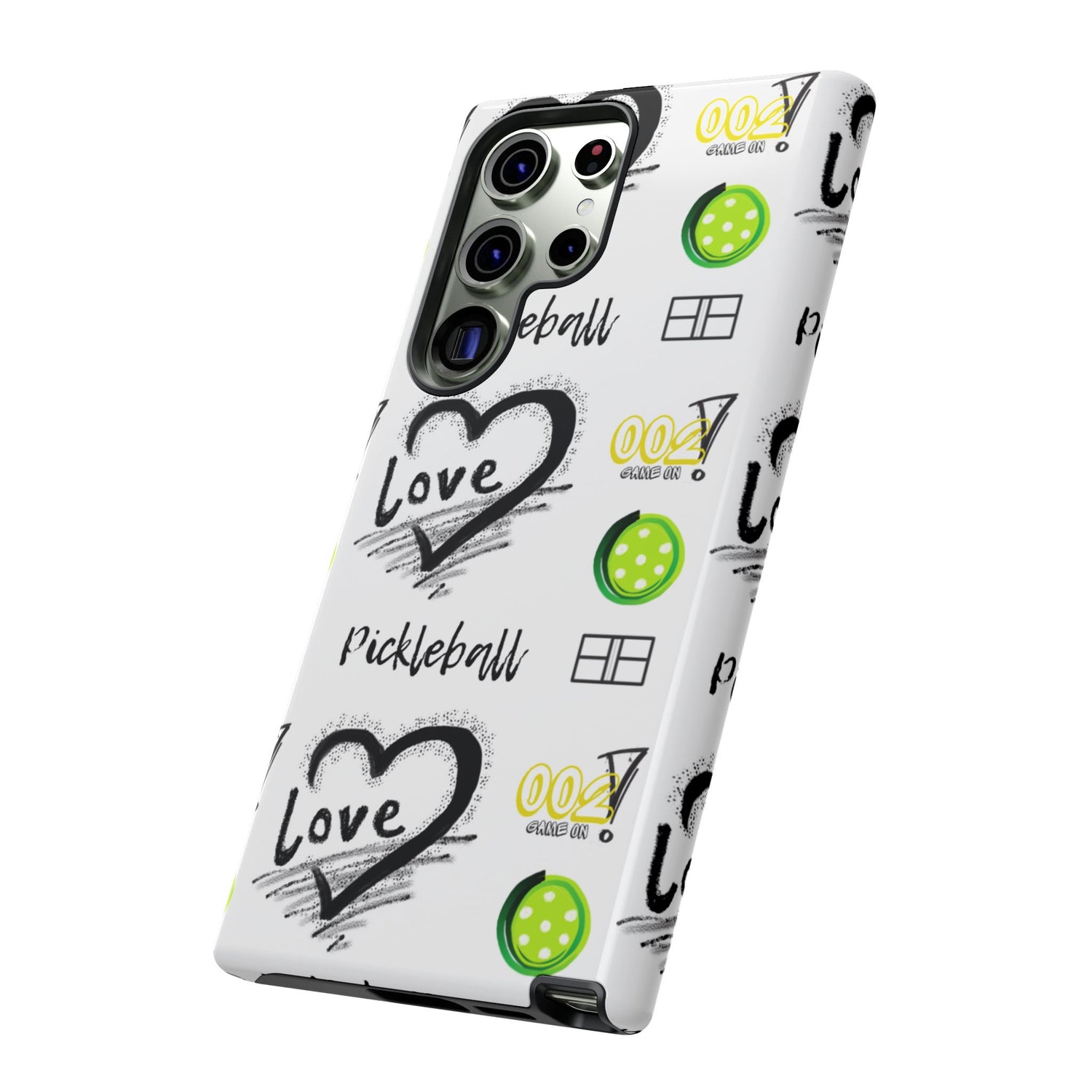 Pickleball Love Tough Android Samsung Phone Case - Fun & Durable Sport Accessory