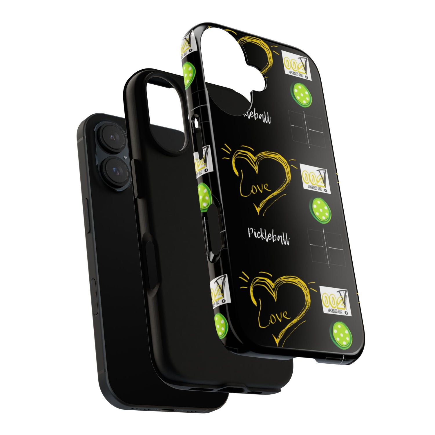 Pickleball Love Tough iPhone Case - Fun & Durable Sport Accessory