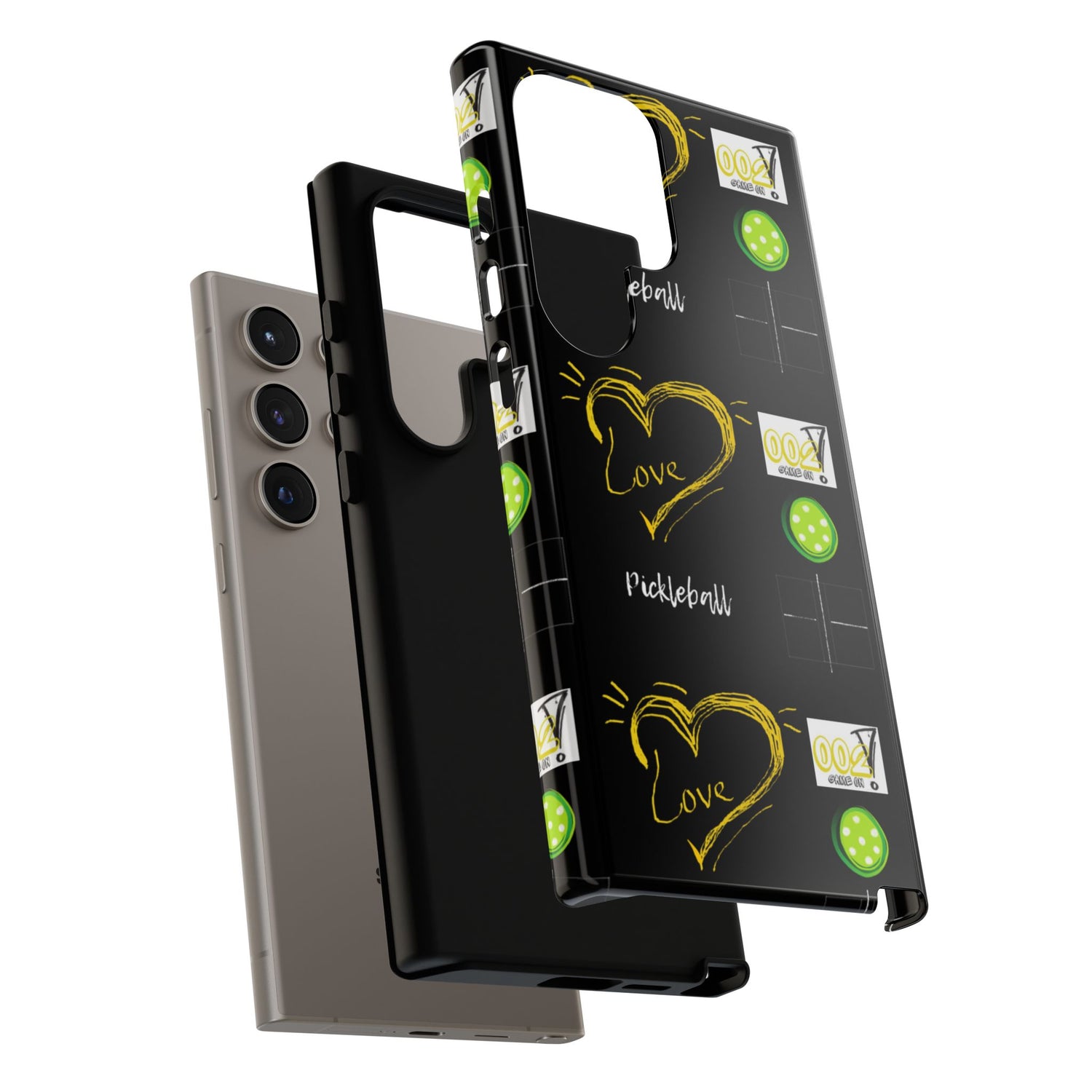 Pickleball Love Tough Android Samsung Phone Case - Fun & Durable Sport Accessory