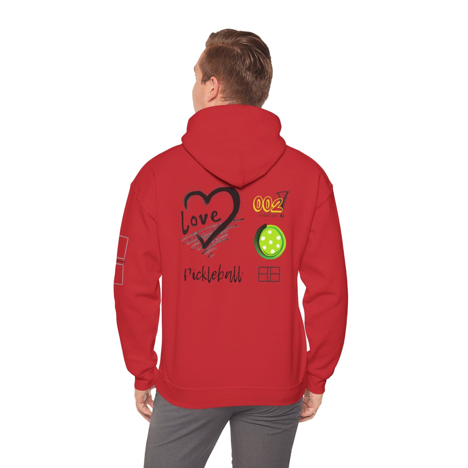 Unisex Pickleball Hoodie Sweatshirt Apparel - LOVE Pickleball