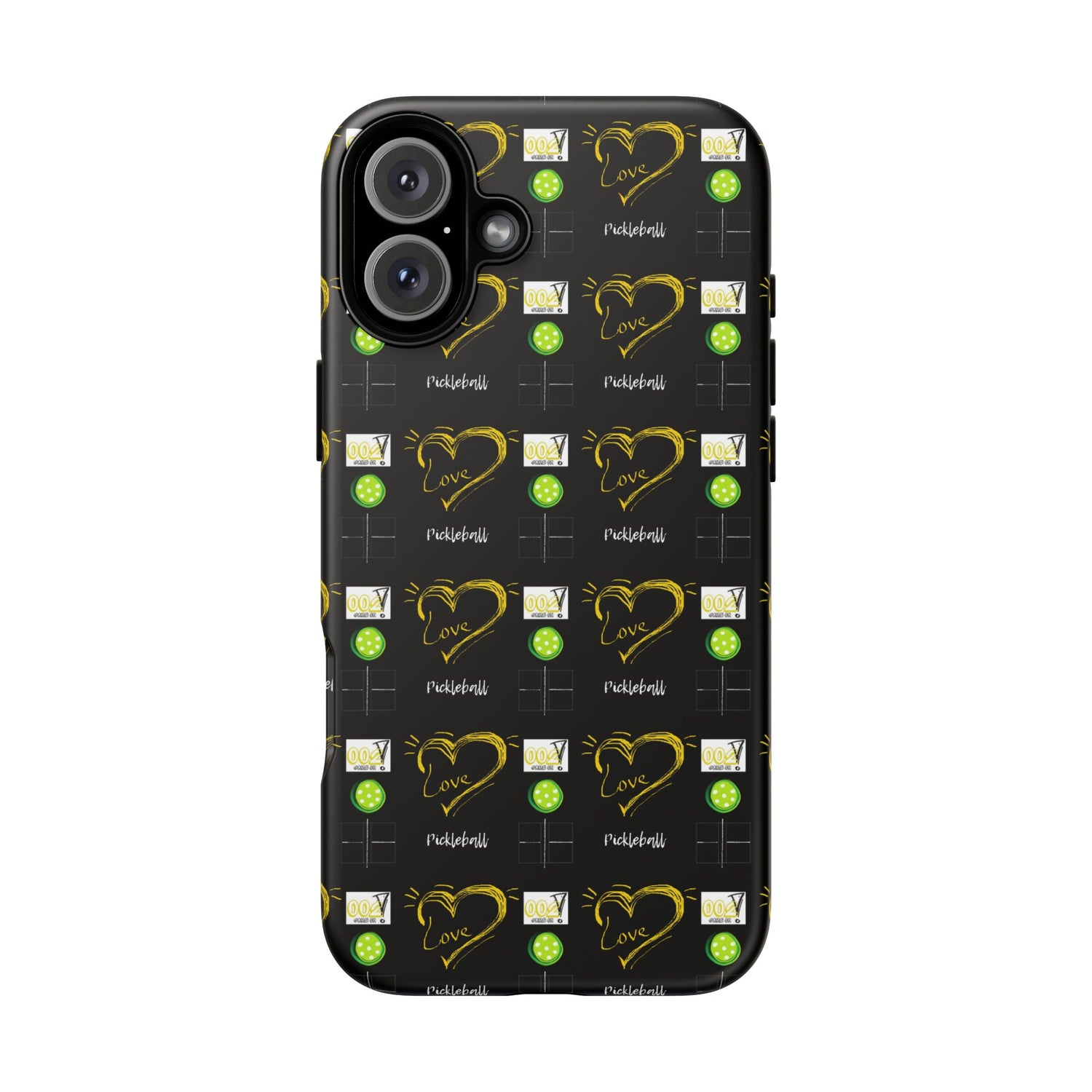 Pickleball Love Tough iPhone Case - Fun & Durable Sport Accessory
