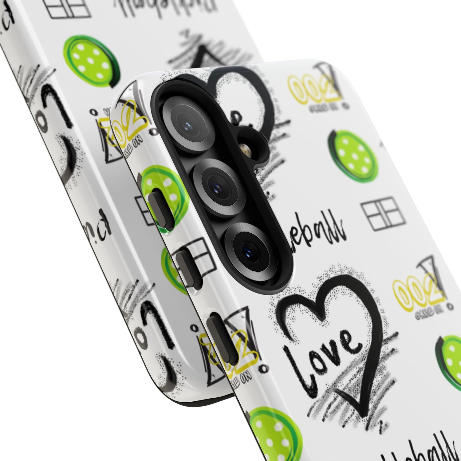 Pickleball Love Tough Android Samsung Phone Case - Fun & Durable Sport Accessory
