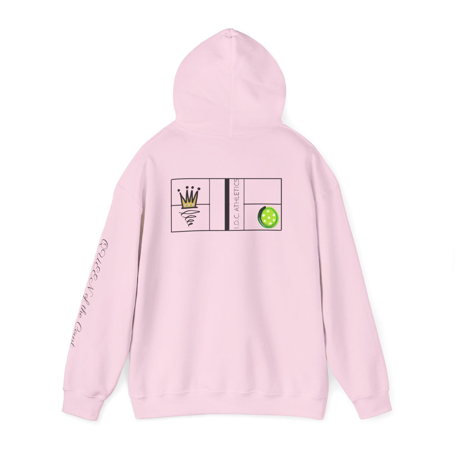 Pickleball Hoodie - Queen of the Court Design #2 - Women's Sweatshirt
