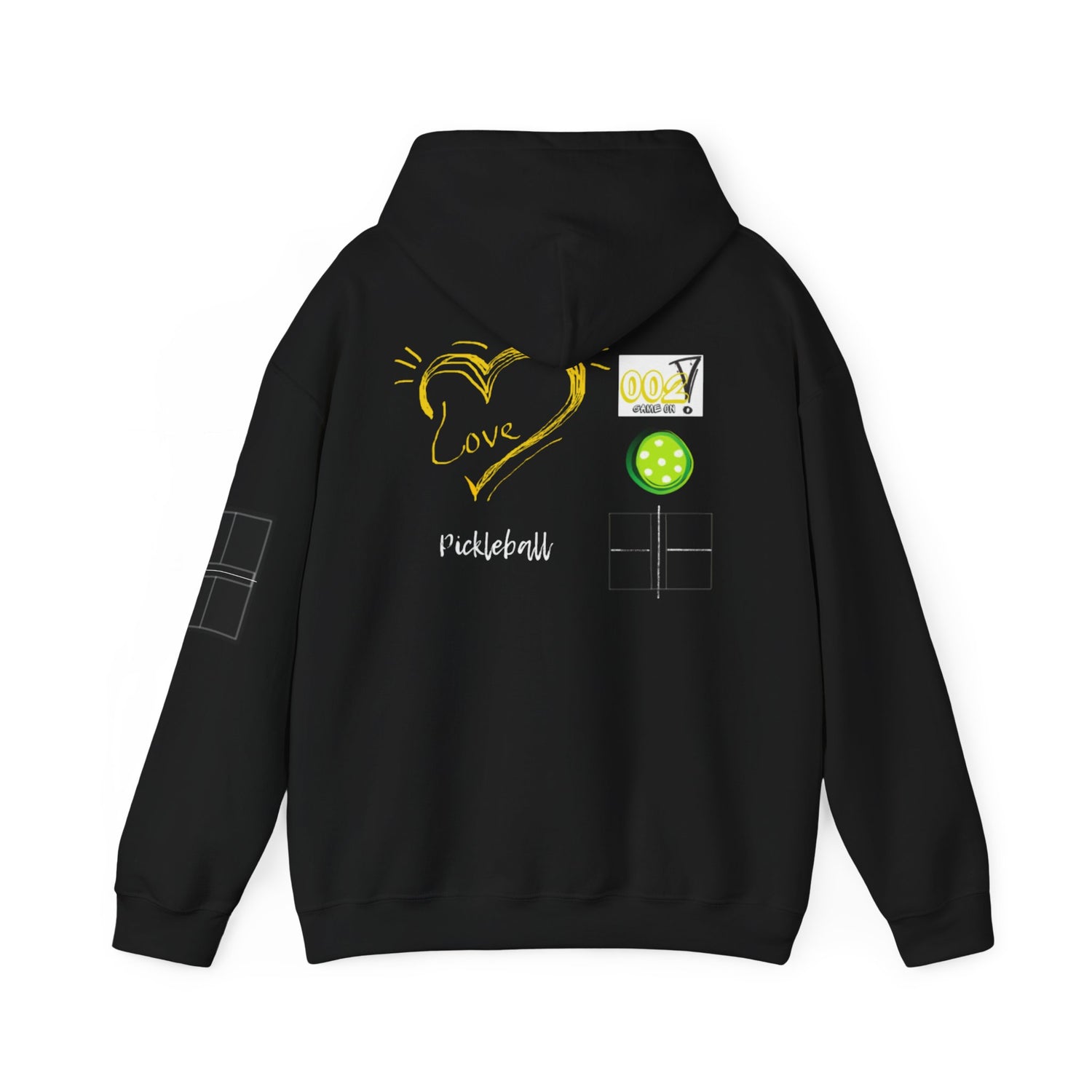 Unisex Pickleball Hoodie Apparel - LOVE Pickleball
