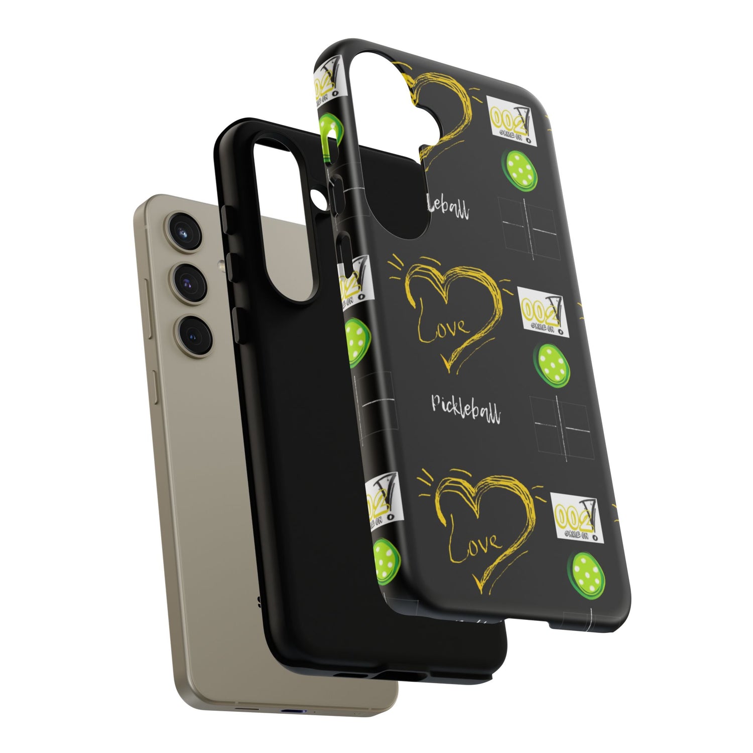 Pickleball Love Tough Android Samsung Phone Case - Fun & Durable Sport Accessory