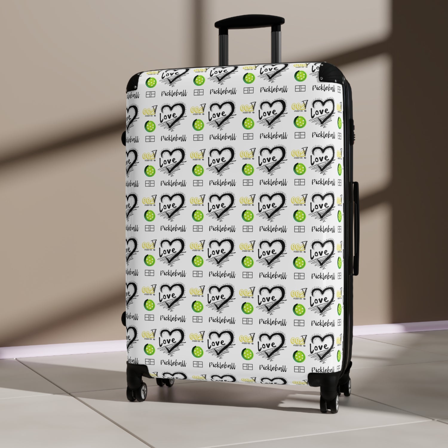 Suitcase - Pickleball Love Design for Travel Enthusiasts