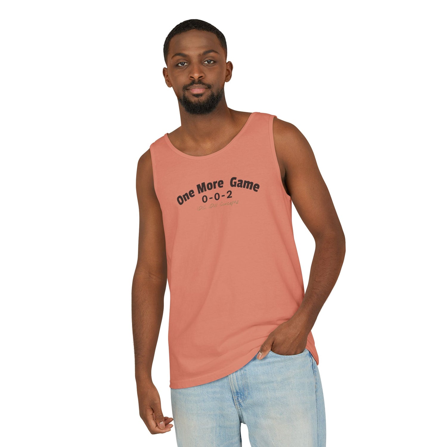 Unisex Pickleball Tank Top - 002 One More Game Design