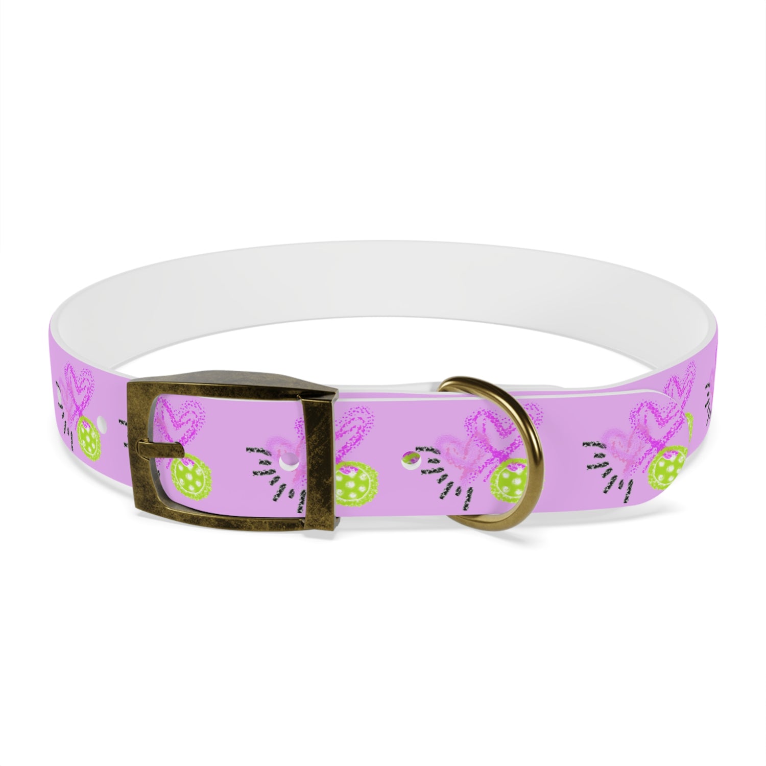 Dog Collar - Pickleball Love Unique Stand Out Design - Perfect for Pet Owners