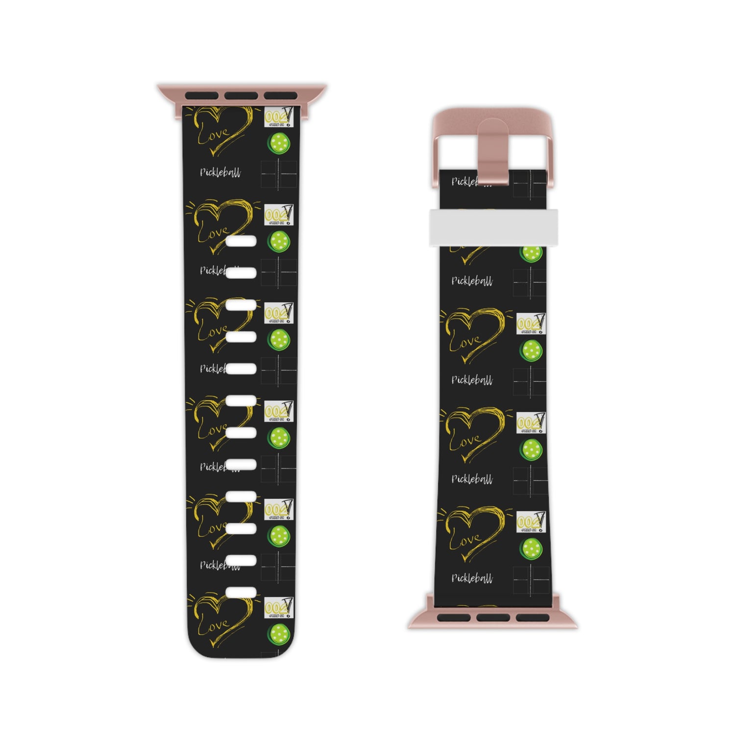 Pickleball Watch Band - LOVE Pickleball Design