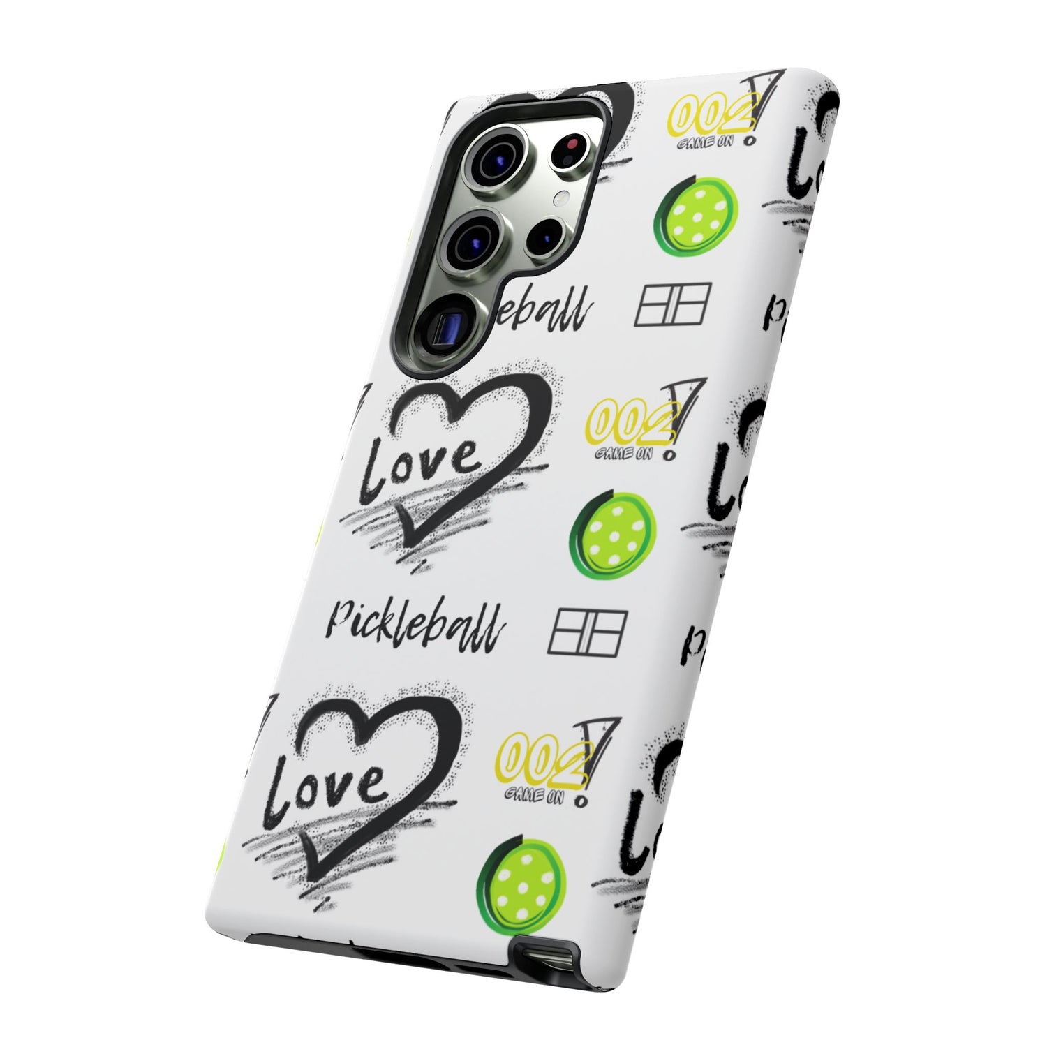 Pickleball Love Tough Android Samsung Phone Case - Fun & Durable Sport Accessory