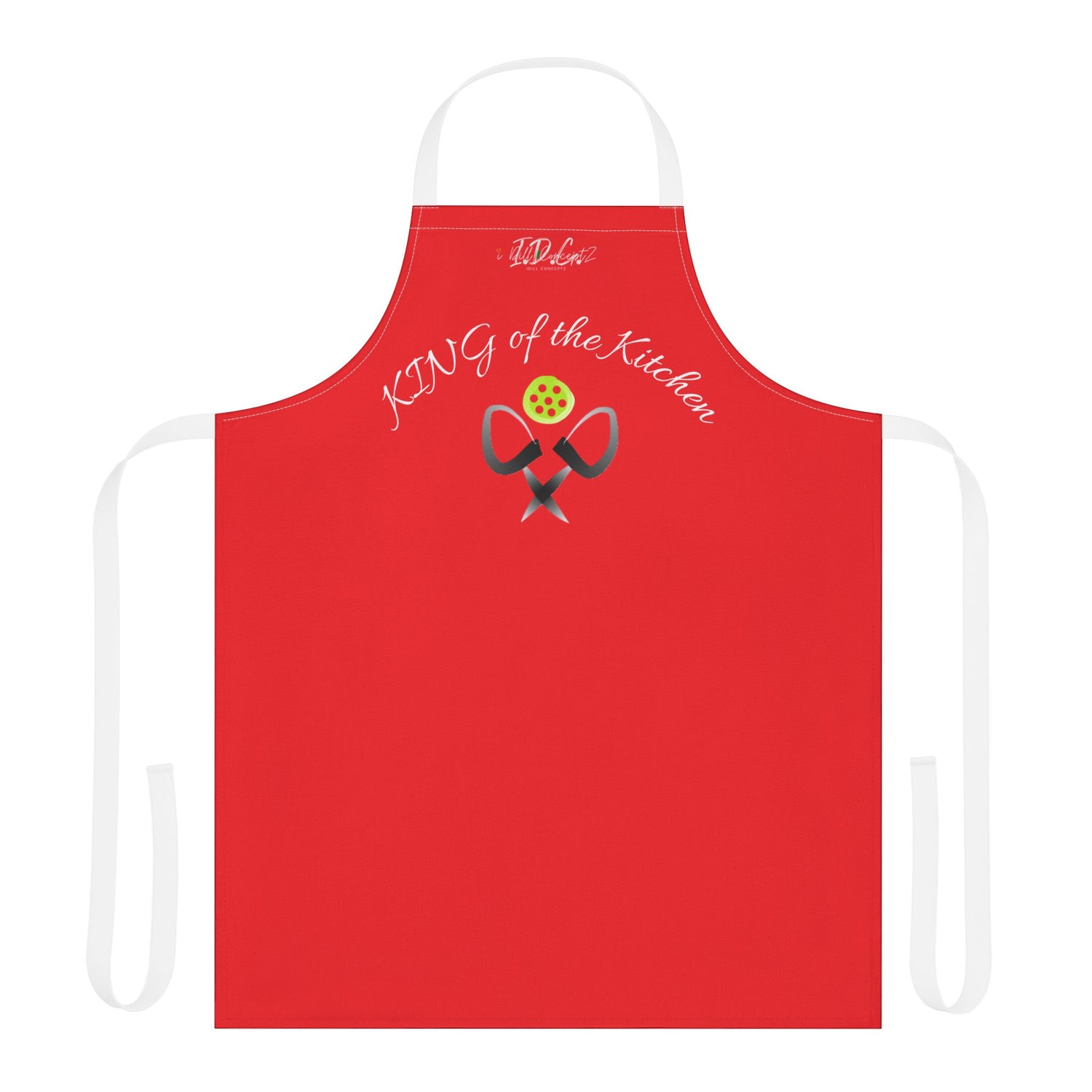 Apron - Pickleball King of the Kitchen Design - Gift for Cooking Enthusiast