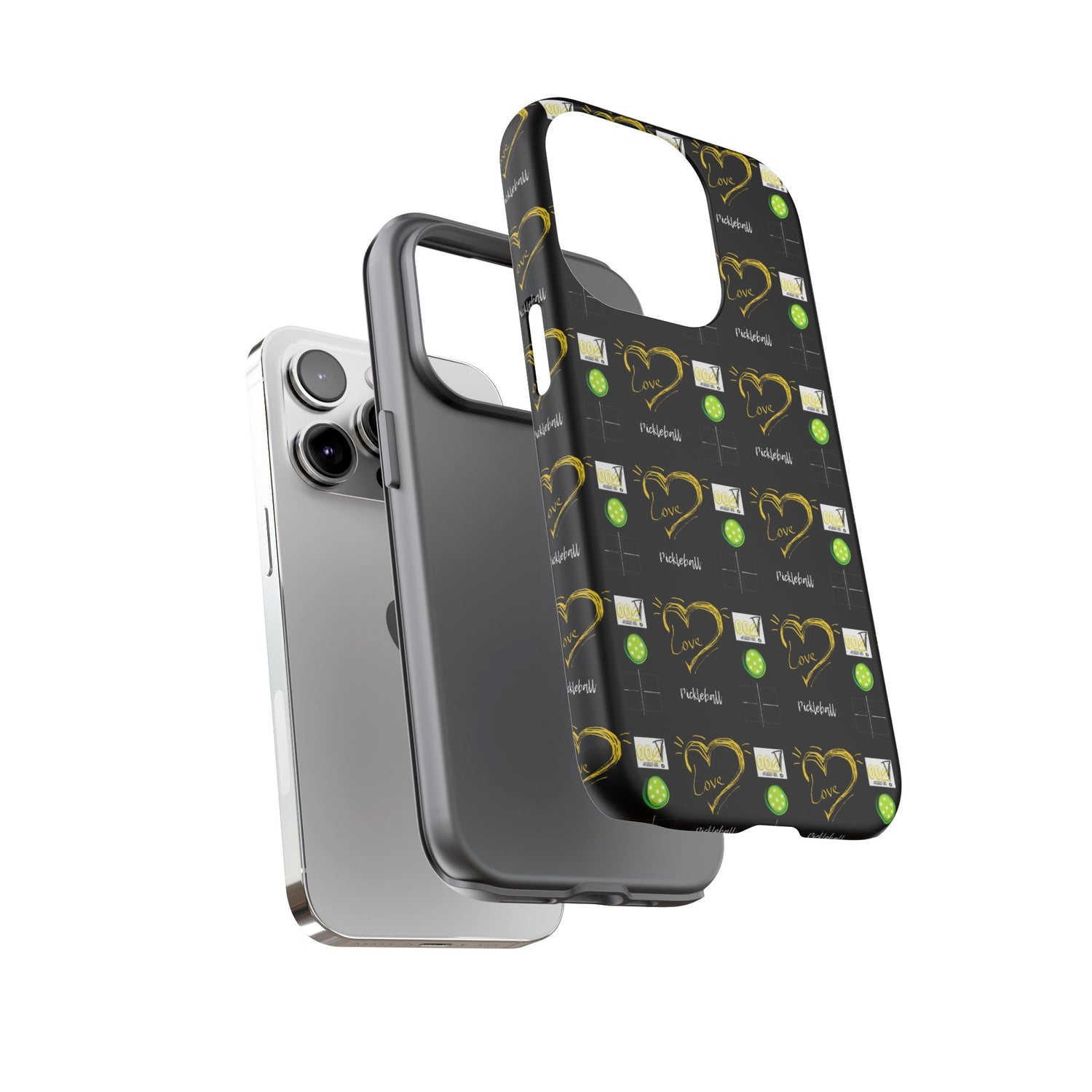 Pickleball Love Tough iPhone Case - Fun & Durable Sport Accessory