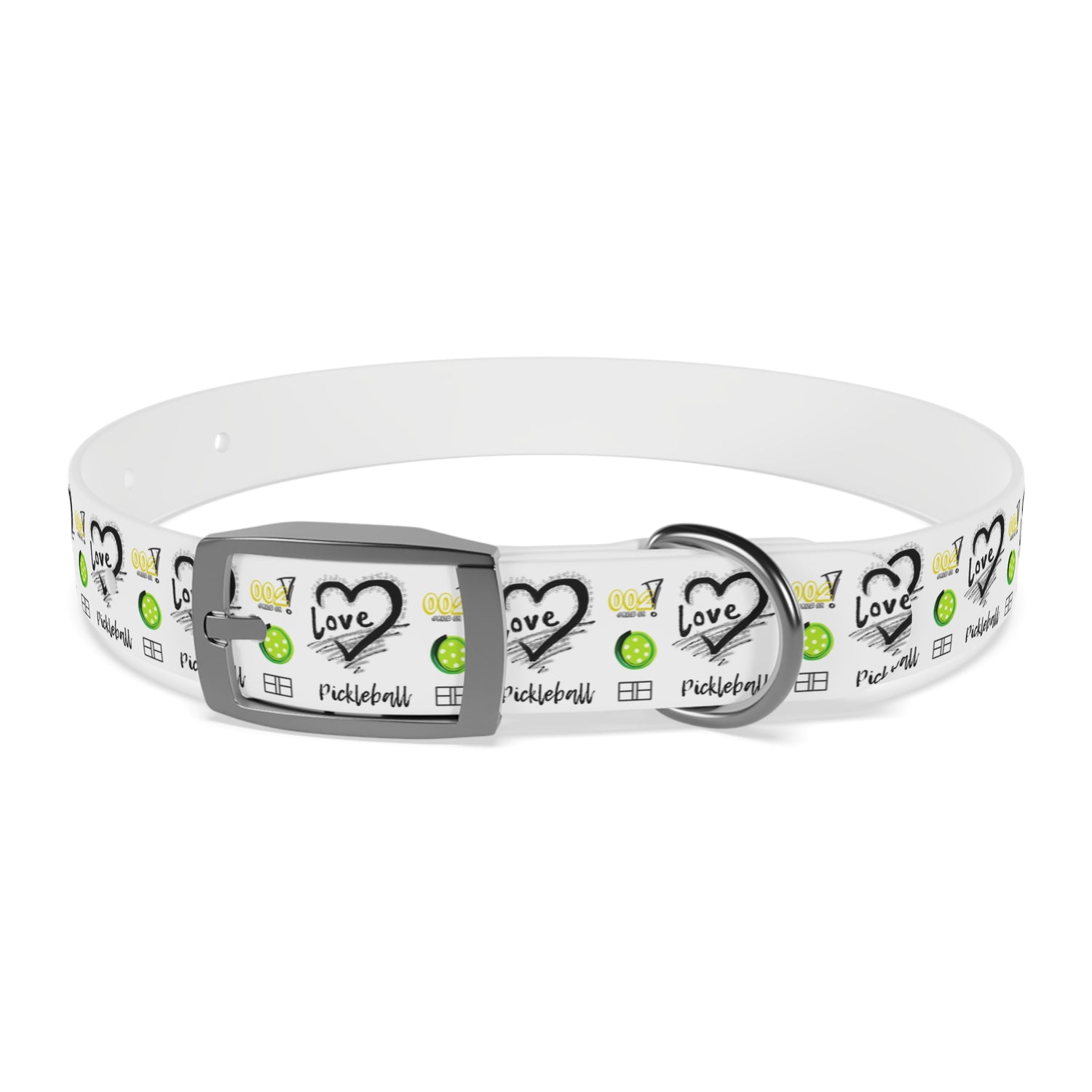 Dog Collar - Pickleball Love Unique Stand Out Design - Perfect for Pet Owners